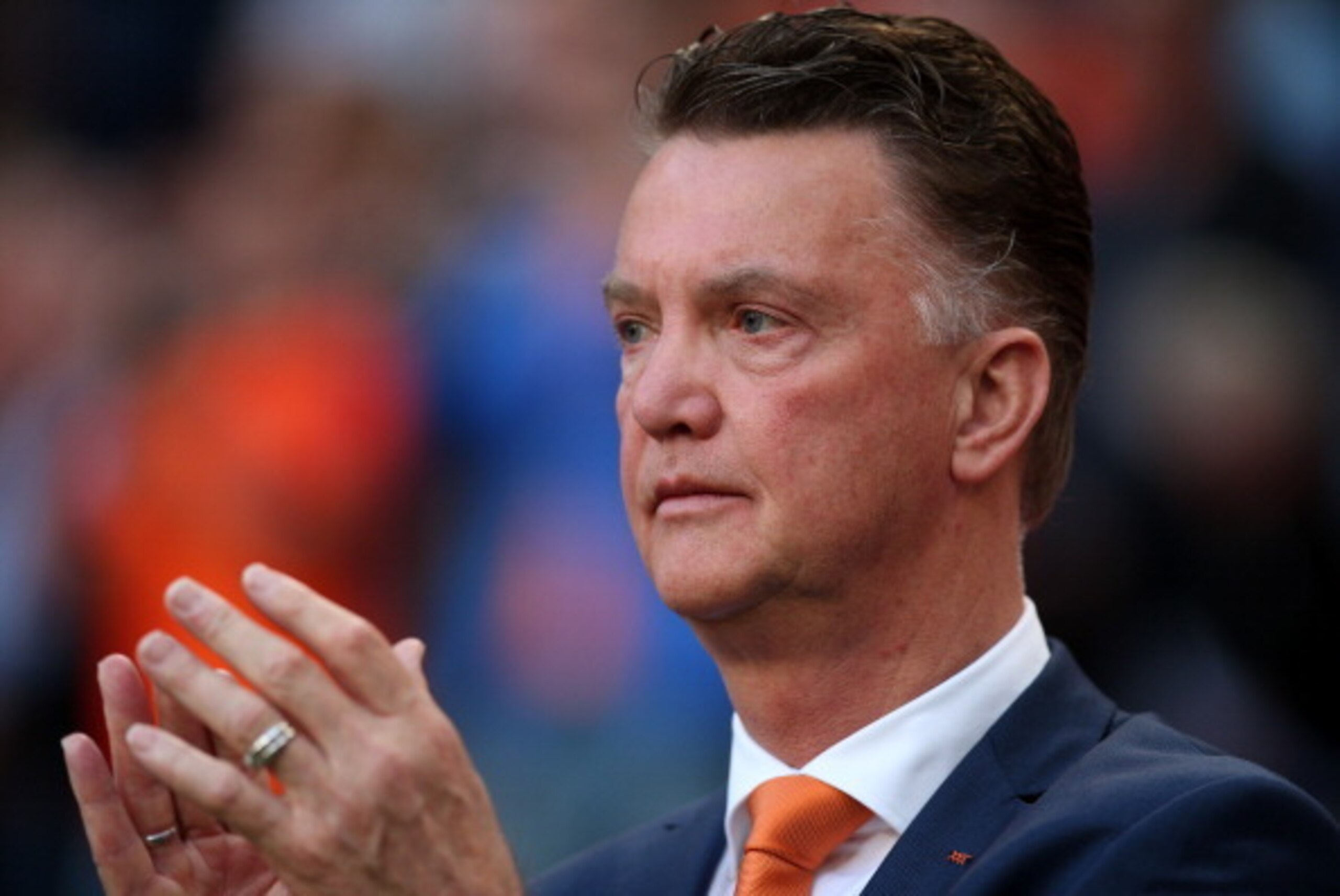 AMSTERDAM, NETHERLANDS - MAY 17: Holland manager Louis van Gaal during the International Friendly match between The Netherlands and Ecuador at The Amsterdam Arena on May 17, 2014 in Amsterdam, Netherlands. (Photo by Charlie Crowhurst/Getty Images)