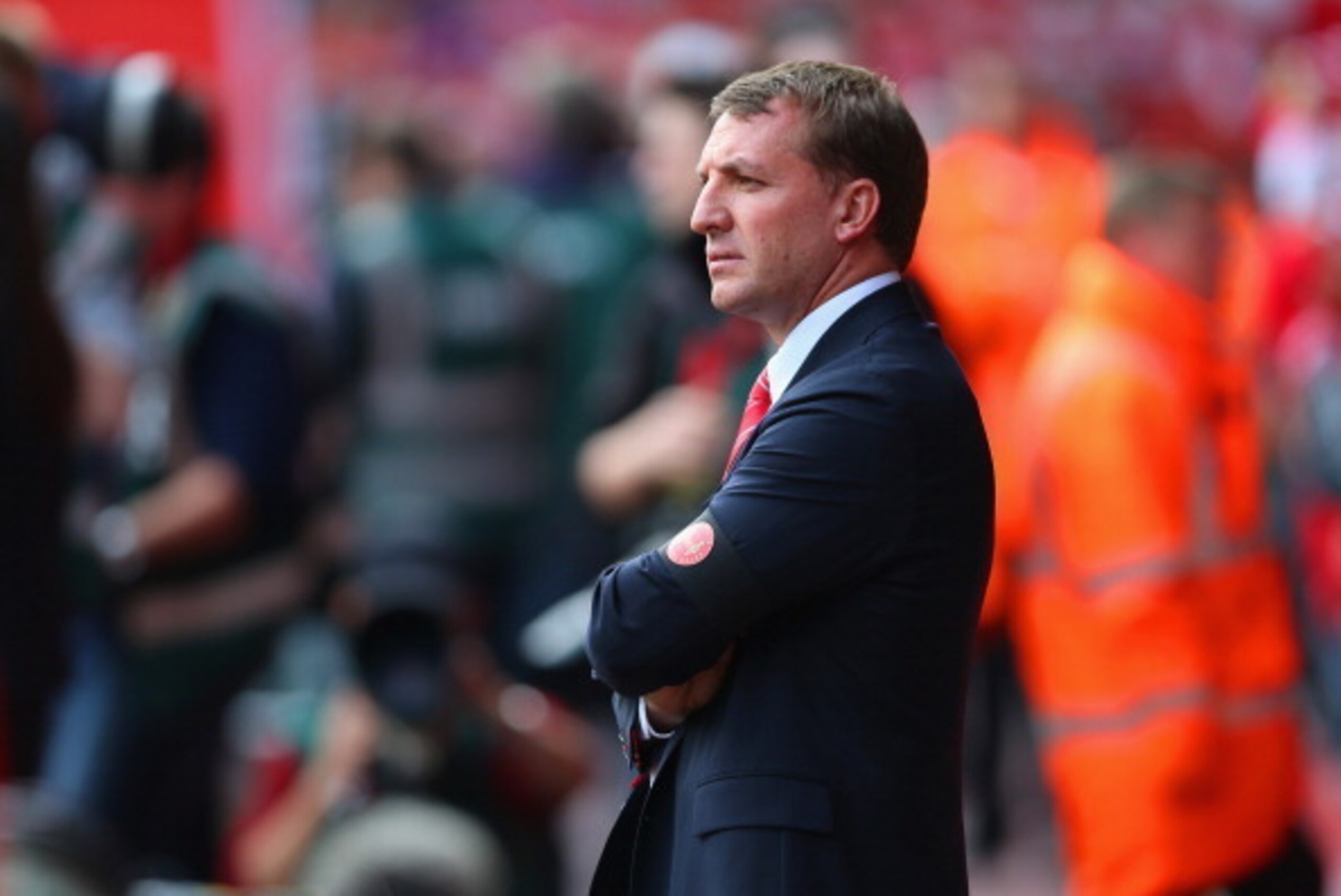 LIVERPOOL, ENGLAND - APRIL 27: Manager Brendan Rodgers of Liverpool looks on during the Barclays Premier League match between Liverpool and Chelsea at Anfield on April 27, 2014 in Liverpool, England. (Photo by Clive Brunskill/Getty Images) LIVERPOOL, ENGLAND - APRIL 27: Manager Brendan Rodgers of Liverpool looks on during the Barclays Premier League match between Liverpool and Chelsea at Anfield on April 27, 2014 in Liverpool, England. (Photo by Clive Brunskill/Getty Images)
