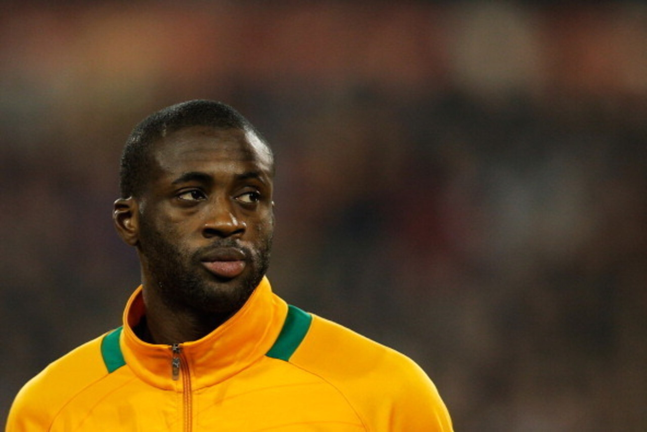 BRUSSELS, BELGIUM - MARCH 05:  Yaya Toure of Ivory Coast looks on prior to the International Friendly match between Belgium and Ivory Coast at The King Baudouin Stadium on March 5, 2014 in Brussels, Belgium.  (Photo by Dean Mouhtaropoulos/Getty Images)