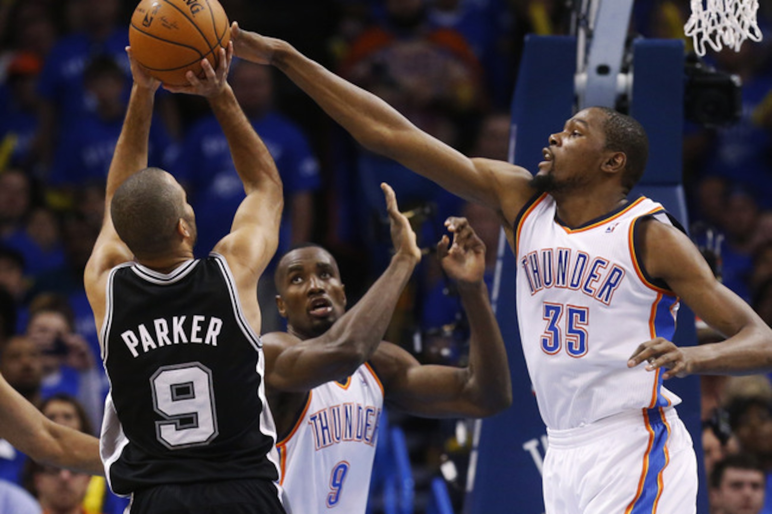 Tony Parker is shooting 43.3 percent from the mid-range area in the playoffs.