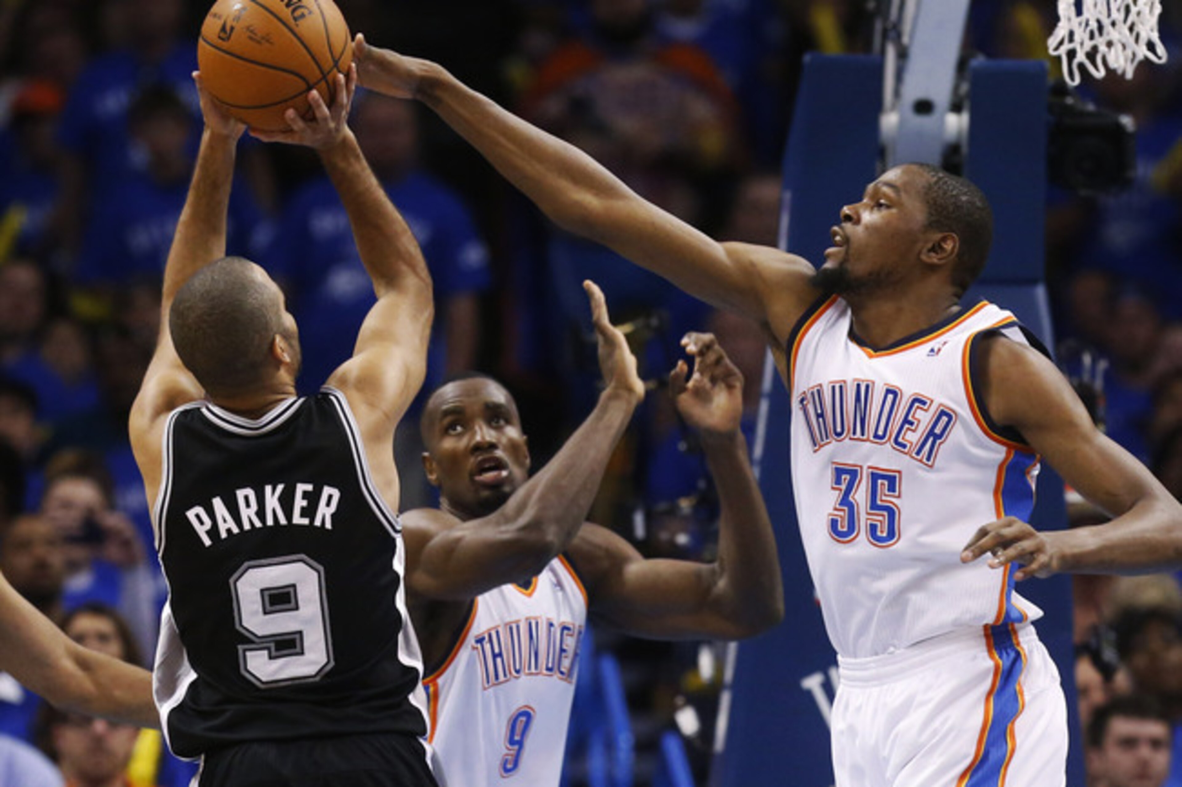 Tony Parker is shooting 43.3 percent from the mid-range area in the playoffs.
