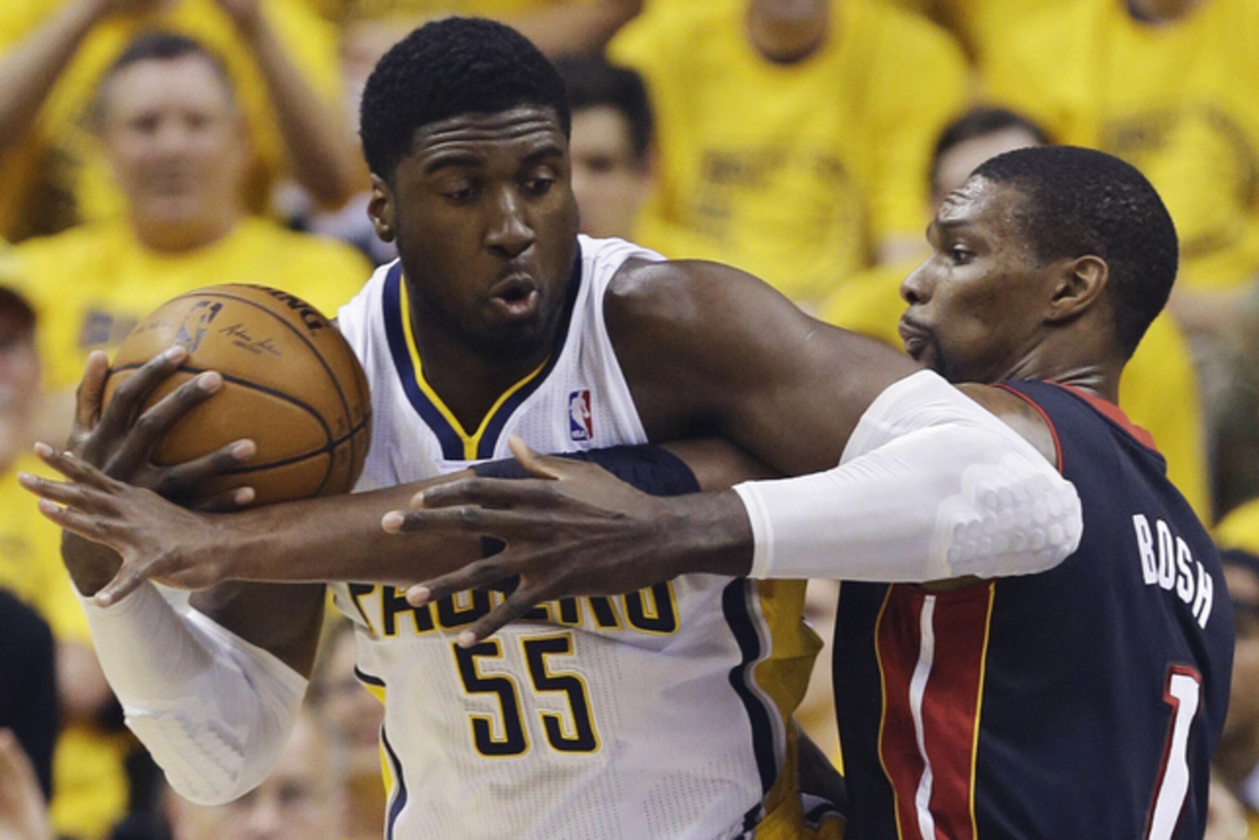 Roy Hibbert cast aside an inconsistent playoff performance to post 10 points and 13 rebounds in the Pacers' Game 5 win.