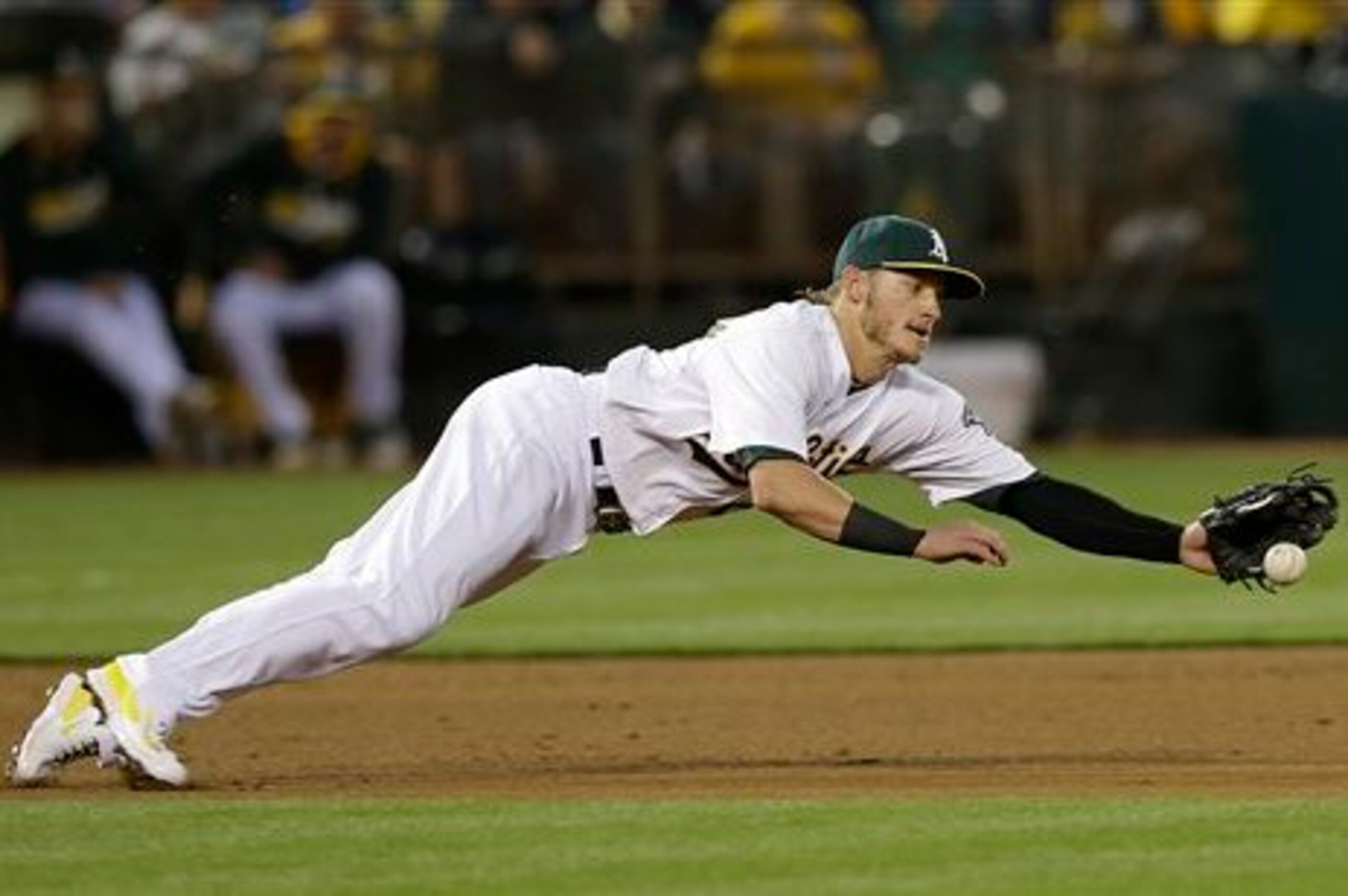 Josh Donaldson and the A's are quietly very good at catching the ball. Josh Donaldson and the A's are quietly very good at catching the ball.