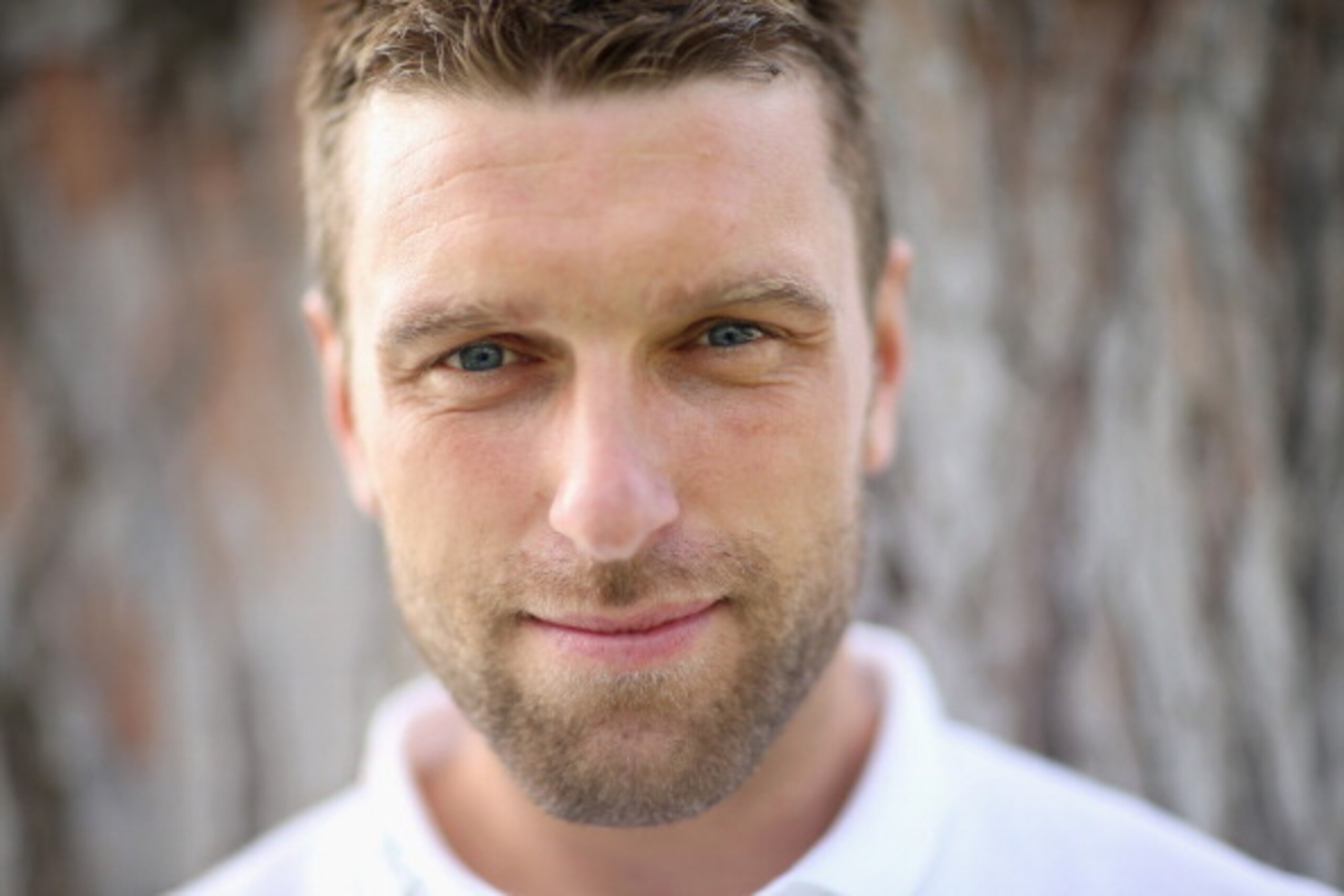 VALE DO LOBO, ALGARVE, PORTUGAL - MAY 21:  Rickie Lambert poses for a picture after a press conference at the England pre-World Cup Training Camp at the Vale Do Lobo Resort on May 21, 2014 in Vale Do Lobo, Algarve, Portugal.  (Photo by Richard Heathcote/G