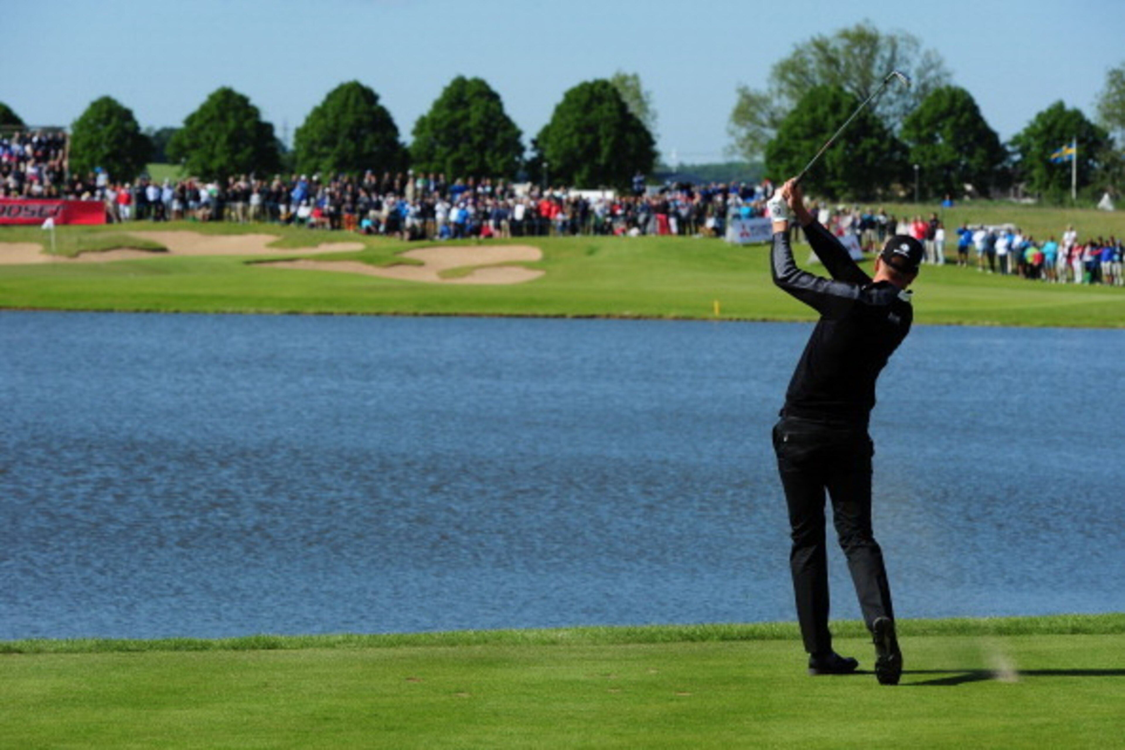 MALMO, SWEDEN - MAY 29 : World number 2 Henrik Stenson of Sweden plays his tee shot at the 17th during the Nordea Masters at the PGA Sweden National on May 29, 2014 in Malmo, Sweden. (Photo by Mark Runnacles/Getty Images)