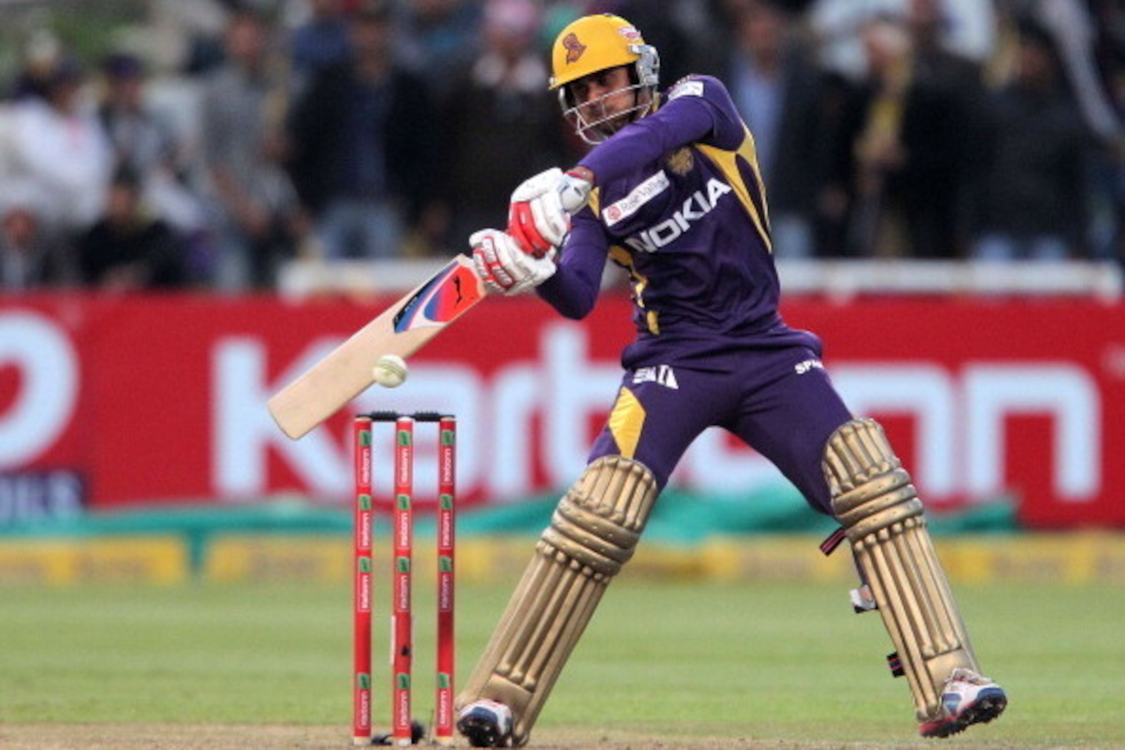 CAPE TOWN, SOUTH AFRCA - OCTOBER 21: Manoj Tiwary of the Kolkata Knight Riders in action during the Champions league twenty20 match between CLT20 Kolkata Knight Riders v Nashua Titans at Sahara Park Newlands on October 21, 2012 in Cape Town, South Africa CAPE TOWN, SOUTH AFRCA - OCTOBER 21: Manoj Tiwary of the Kolkata Knight Riders in action during the Champions league twenty20 match between CLT20 Kolkata Knight Riders v Nashua Titans at Sahara Park Newlands on October 21, 2012 in Cape Town, South Africa