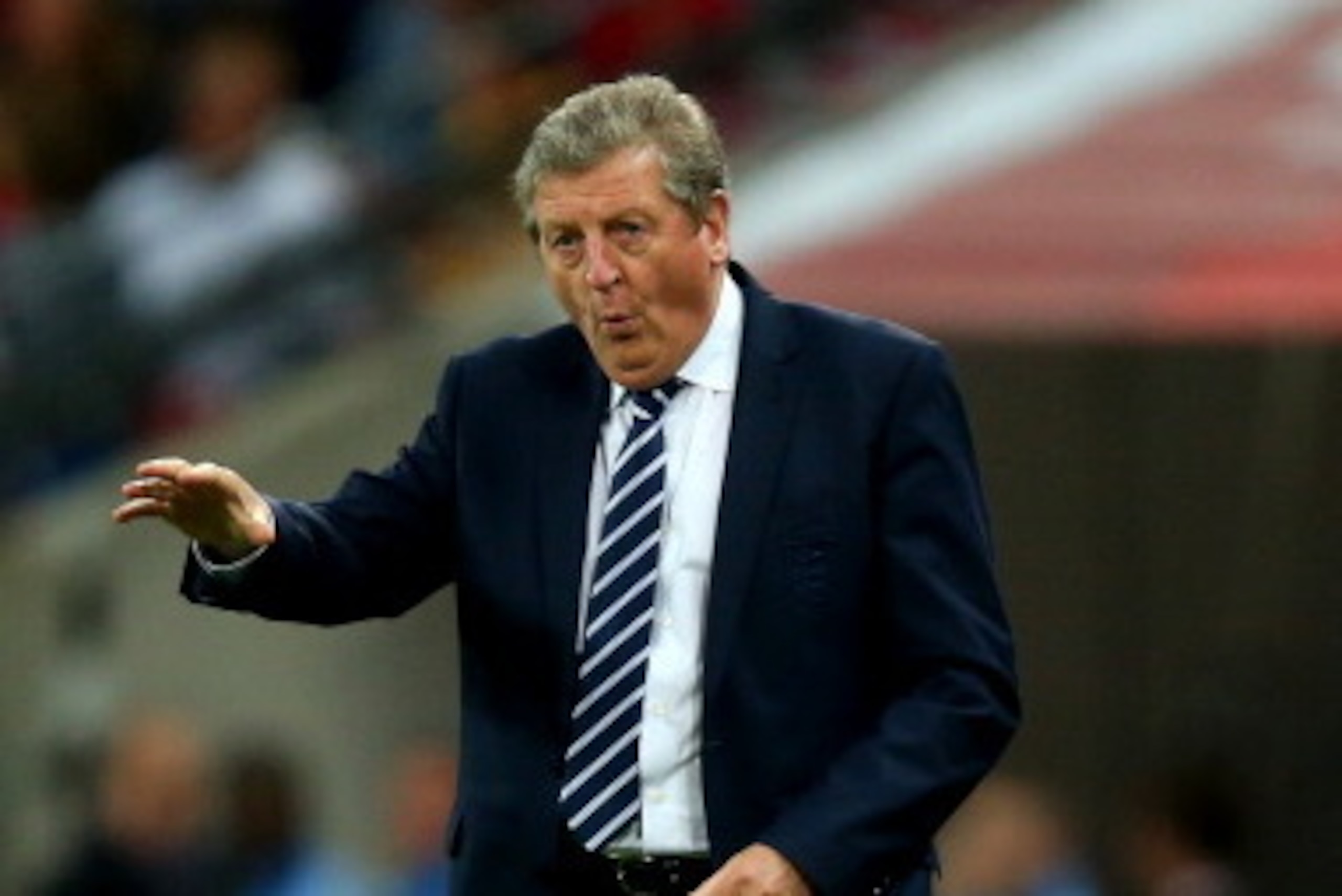 LONDON, ENGLAND - MAY 30:  Roy Hodgson, Manager of England on the touchline during the international friendly match between England and Peru at Wembley Stadium on May 30, 2014 in London, England.  (Photo by Clive Rose/Getty Images)