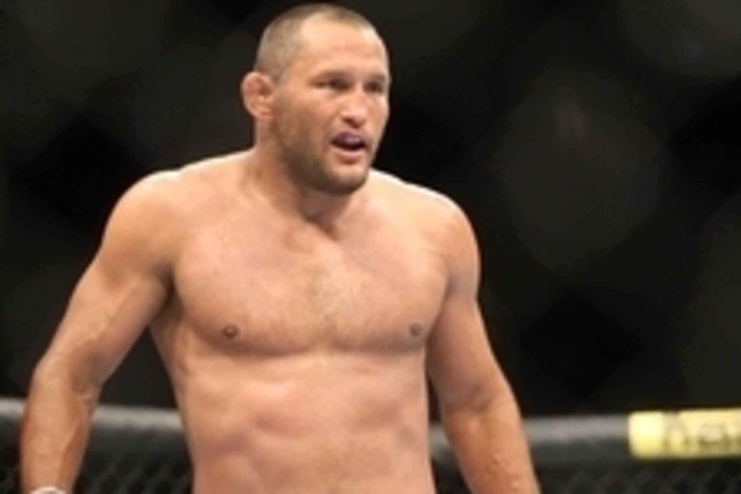 June 15, 2013; Winnipeg, Manitoba, CAN; light heavyweight  Dan Henderson during the fight against Rashad Evans (not pictured) during UFC 161 at the MTS Center. Mandatory Credit: Bruce Fedyck-USA TODAY Sports