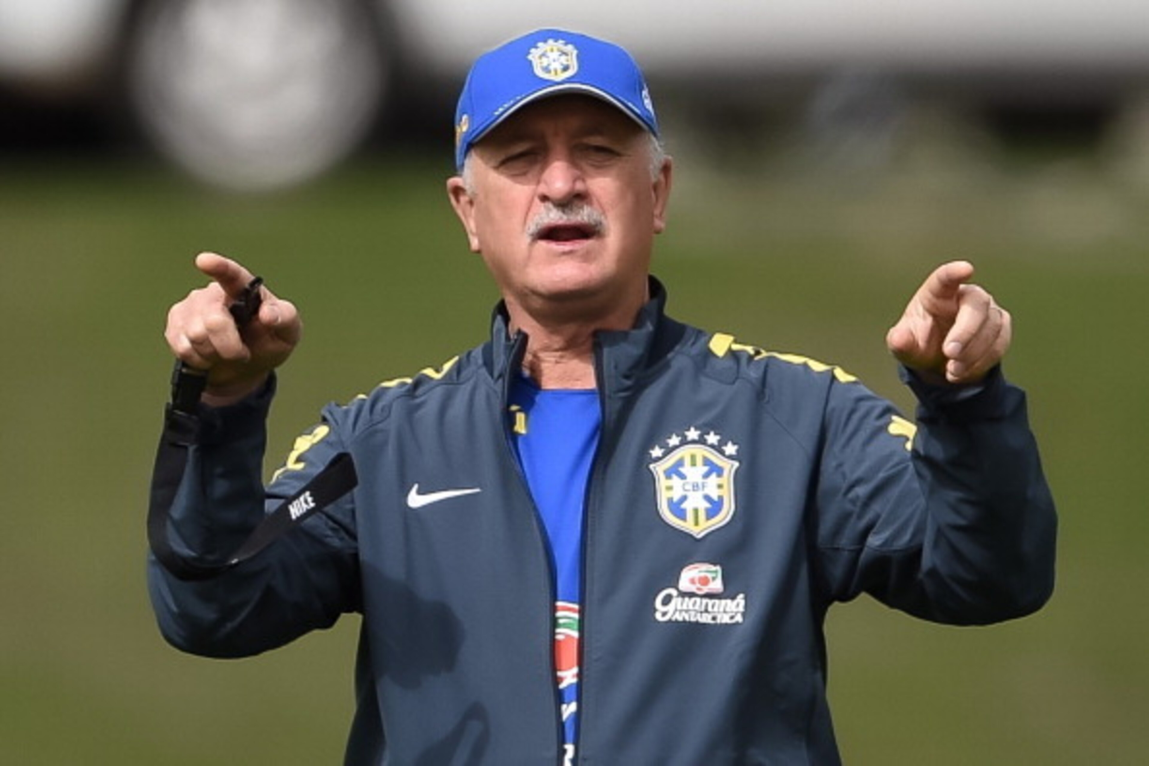 TERESOPOLIS, BRAZIL - MAY 29: Head coach Luiz Felipe Scolari in action during a training session of the Brazilian national football team at the squad's Granja Comary training complex, in Teresopolis, 90 km from downtown Rio de Janeiro on May 29, 2014 in T TERESOPOLIS, BRAZIL - MAY 29: Head coach Luiz Felipe Scolari in action during a training session of the Brazilian national football team at the squad's Granja Comary training complex, in Teresopolis, 90 km from downtown Rio de Janeiro on May 29, 2014 in T