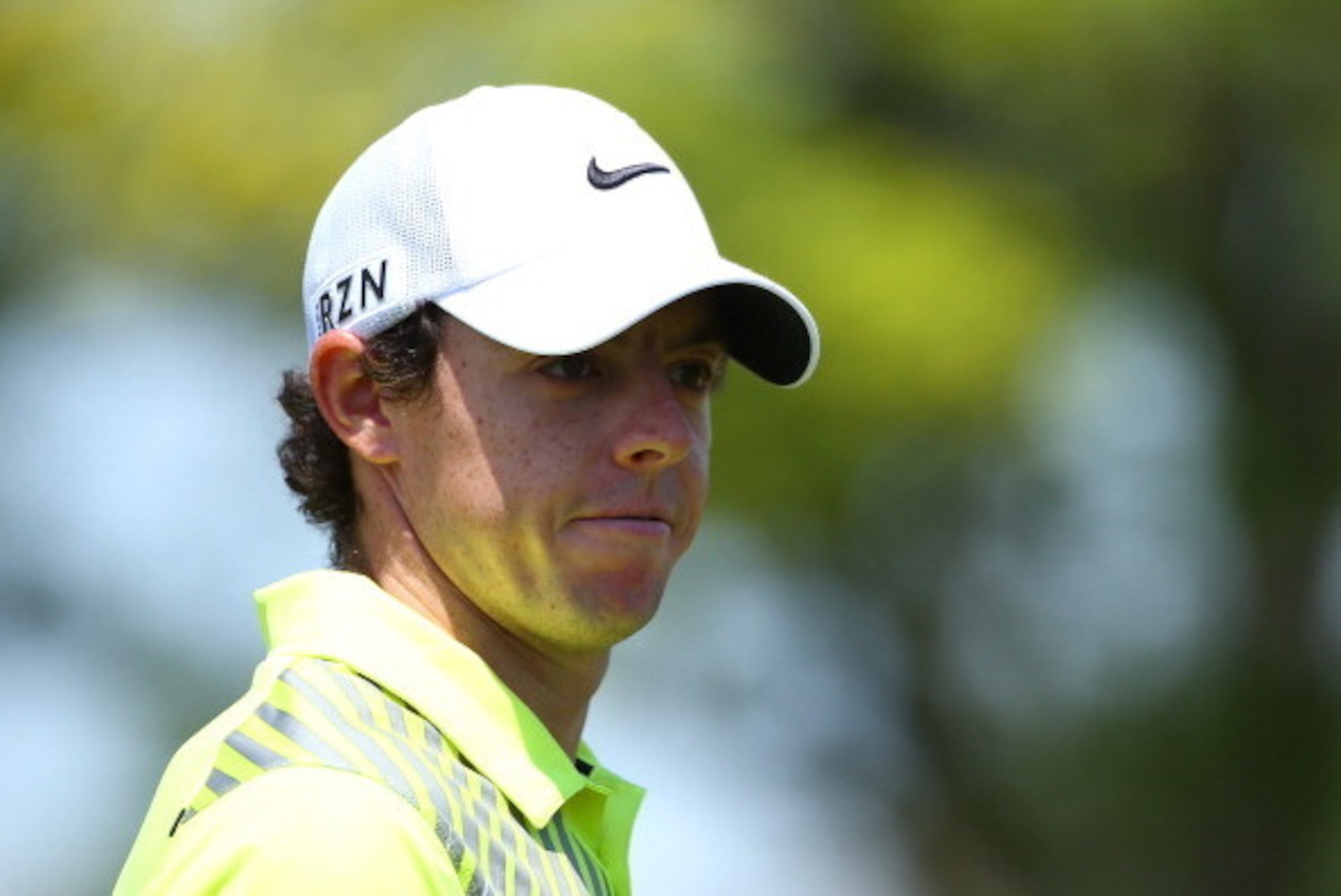 DUBLIN, OH - JUNE 01:  Rory McIlroy of Northern Ireland wallks off of the tee box after hitting his tee shot on the first hole during the final round of the Memorial Tournament presented by Nationwide Insurance at Muirfield Village Golf Club on June 1, 20