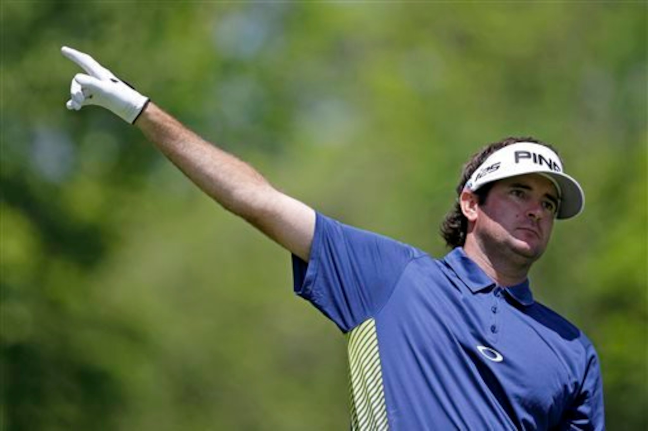 This was unfortunately Bubba's common pose on Sunday at Memorial.