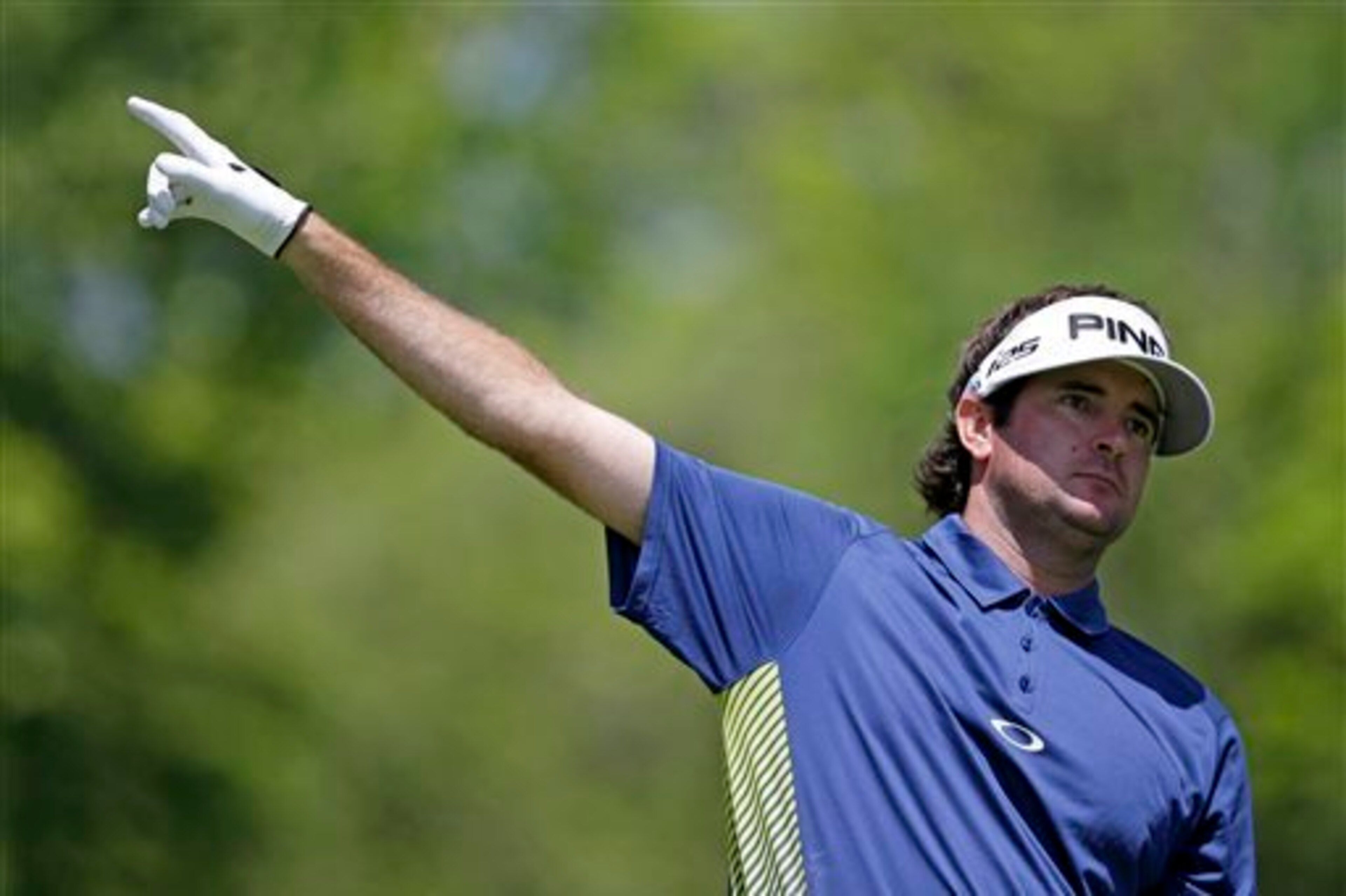 This was unfortunately Bubba's common pose on Sunday at Memorial. This was unfortunately Bubba's common pose on Sunday at Memorial.