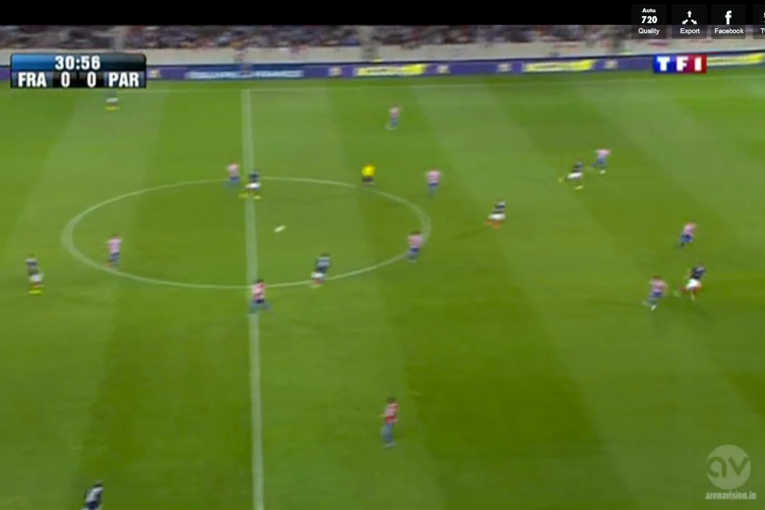 Cabaye plays the ball forward, having spotted Giroud's run