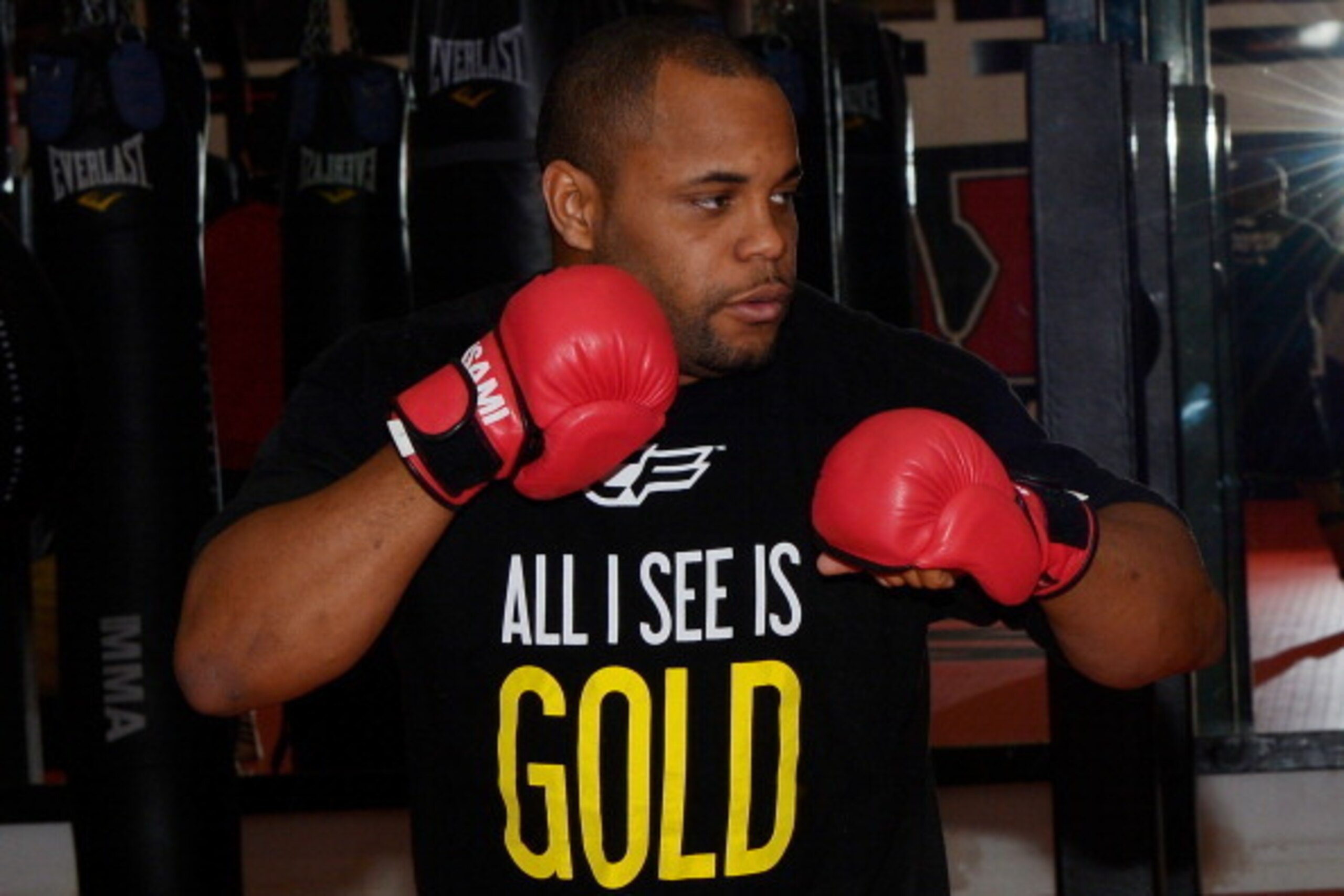 SAN JOSE, CA - FEBRUARY 15:  UFC Heavyweight fighter Daniel Comier works out at AKA San Jose on February 15, 2013 in San Jose, California.  (Photo by Thearon W. Henderson/Getty Images)