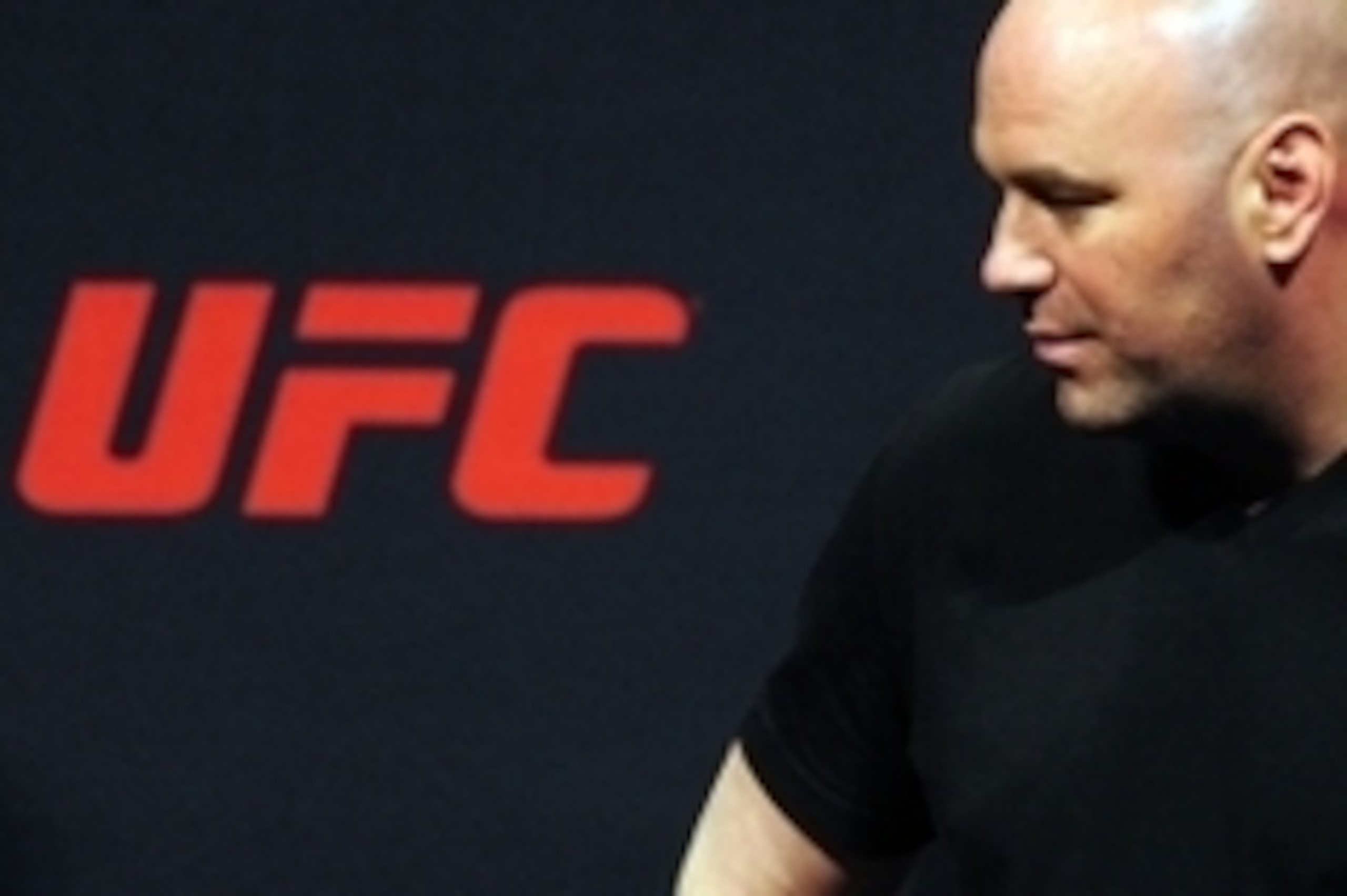 Apr 18, 2014; Orlando, FL, USA; UFC president Dana White during a weigh-in for UFC on FOX 11 at Amway Center. Mandatory Credit: David Manning-USA TODAY Sports