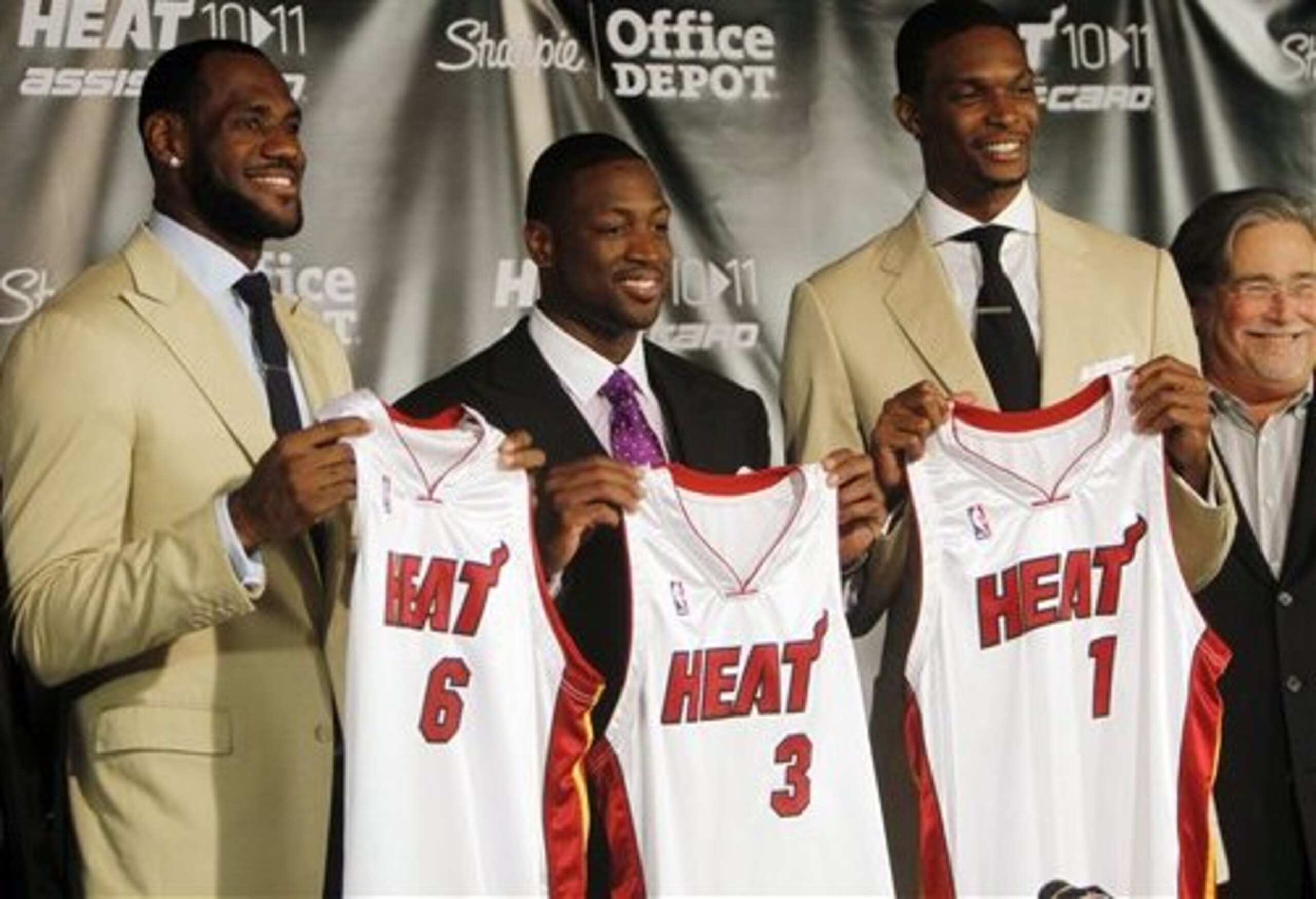 LeBron would not have come to Miami in 2010 had Wade not been there. LeBron would not have come to Miami in 2010 had Wade not been there.