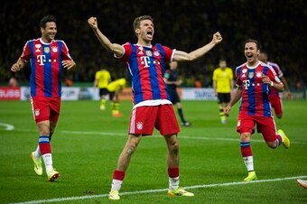 Muller's goal in the Pokal final was the crowning achievement of his season.