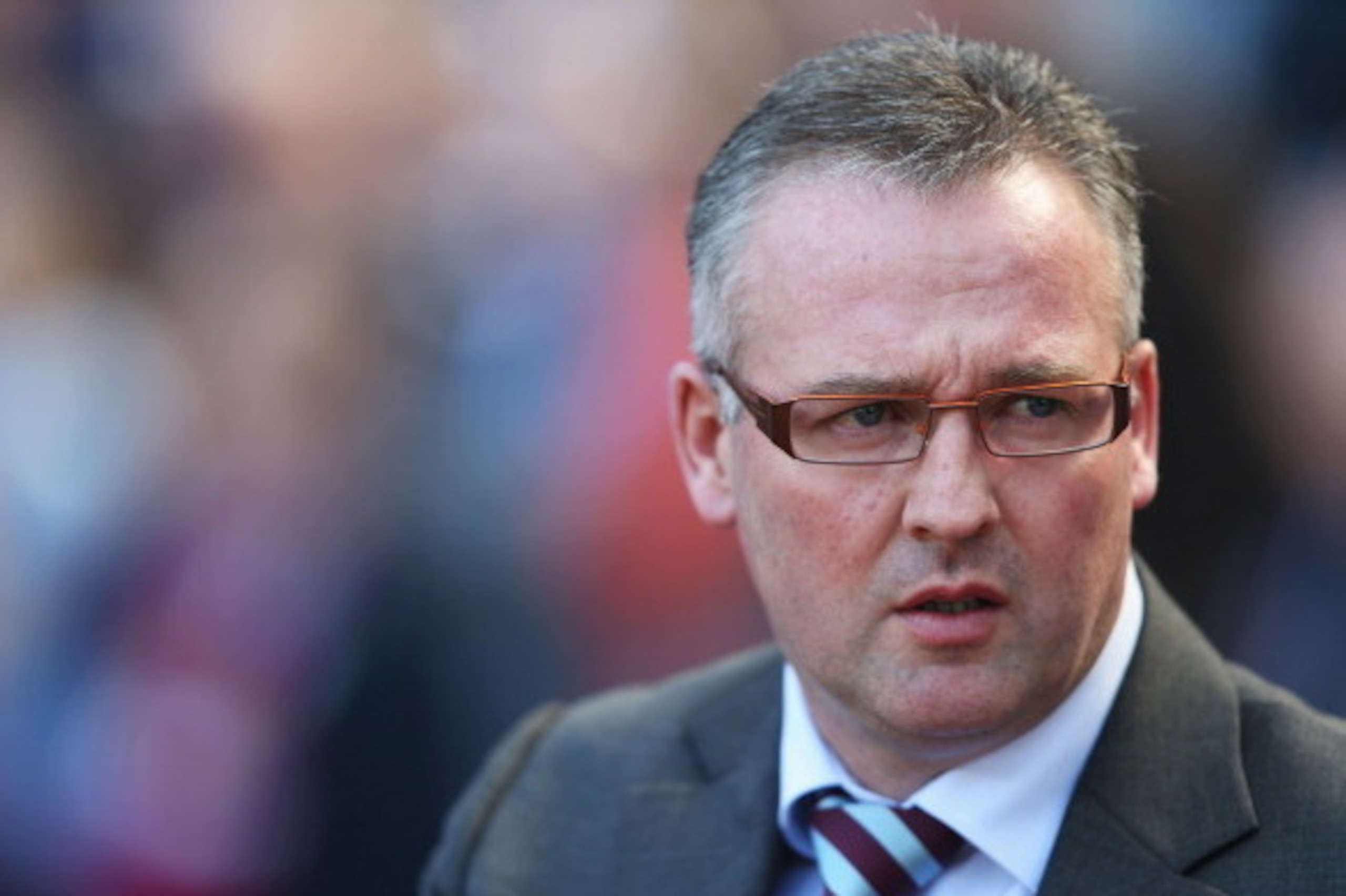 BIRMINGHAM, ENGLAND - MAY 03:  Paul Lambert, manager of Aston Villa looks on during the Barclays Premier League match between Aston Villa and Hull City at Villa Park on May 3, 2014 in Birmingham, England.  (Photo by Mark Thompson/Getty Images)