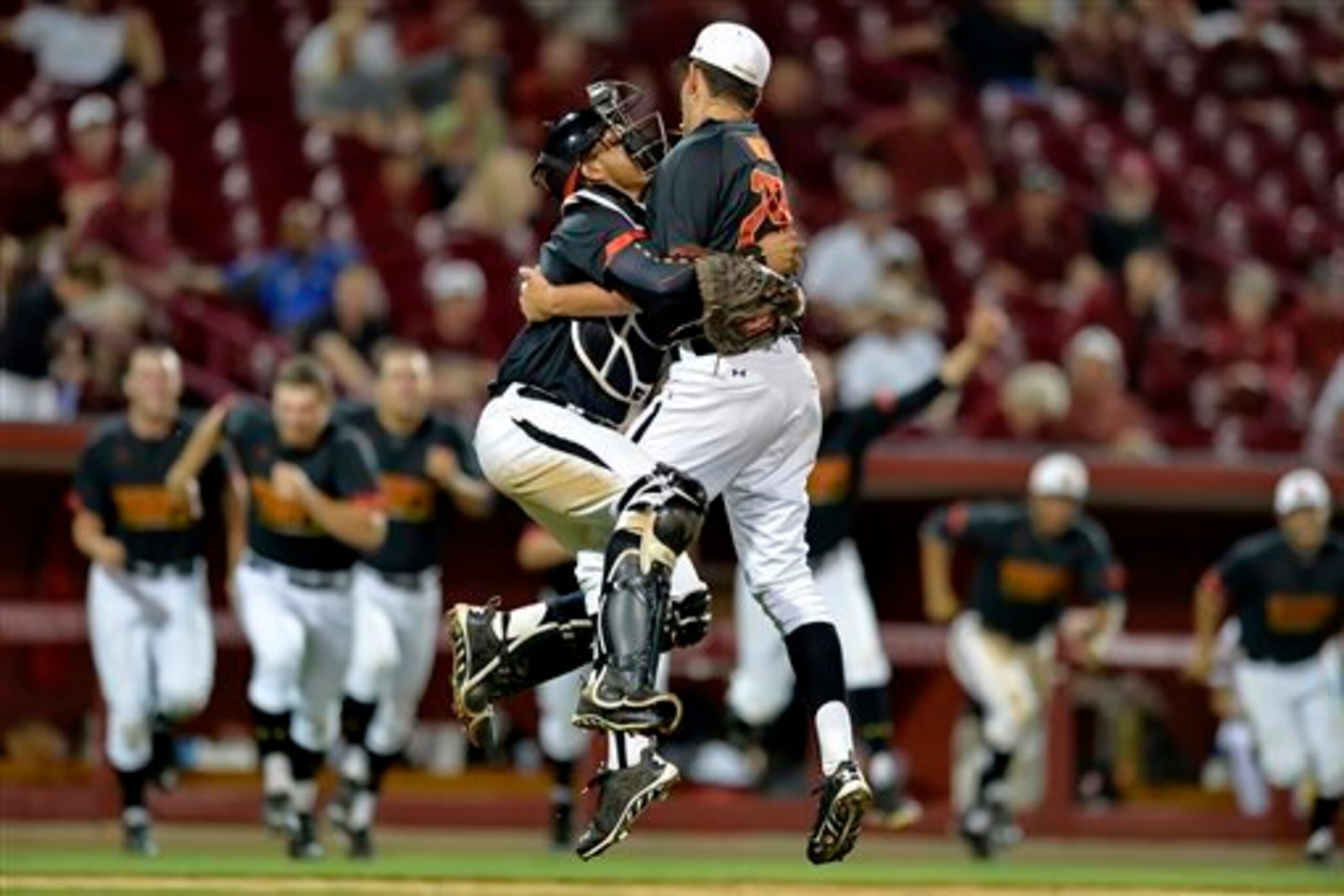Maryland was ecstatic about their historic win.