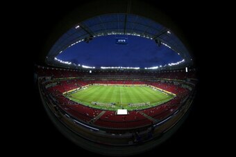 RECIFE, BRAZIL - JUNE 16:  General view prior to prior to the FIFA Confederations Cup Brazil 2013 Group B match between Spain and Uruguay at the Arena Pernambuco on June 16, 2013 in Recife, Brazil.  (Photo by Robert Cianflone/Getty Images)
