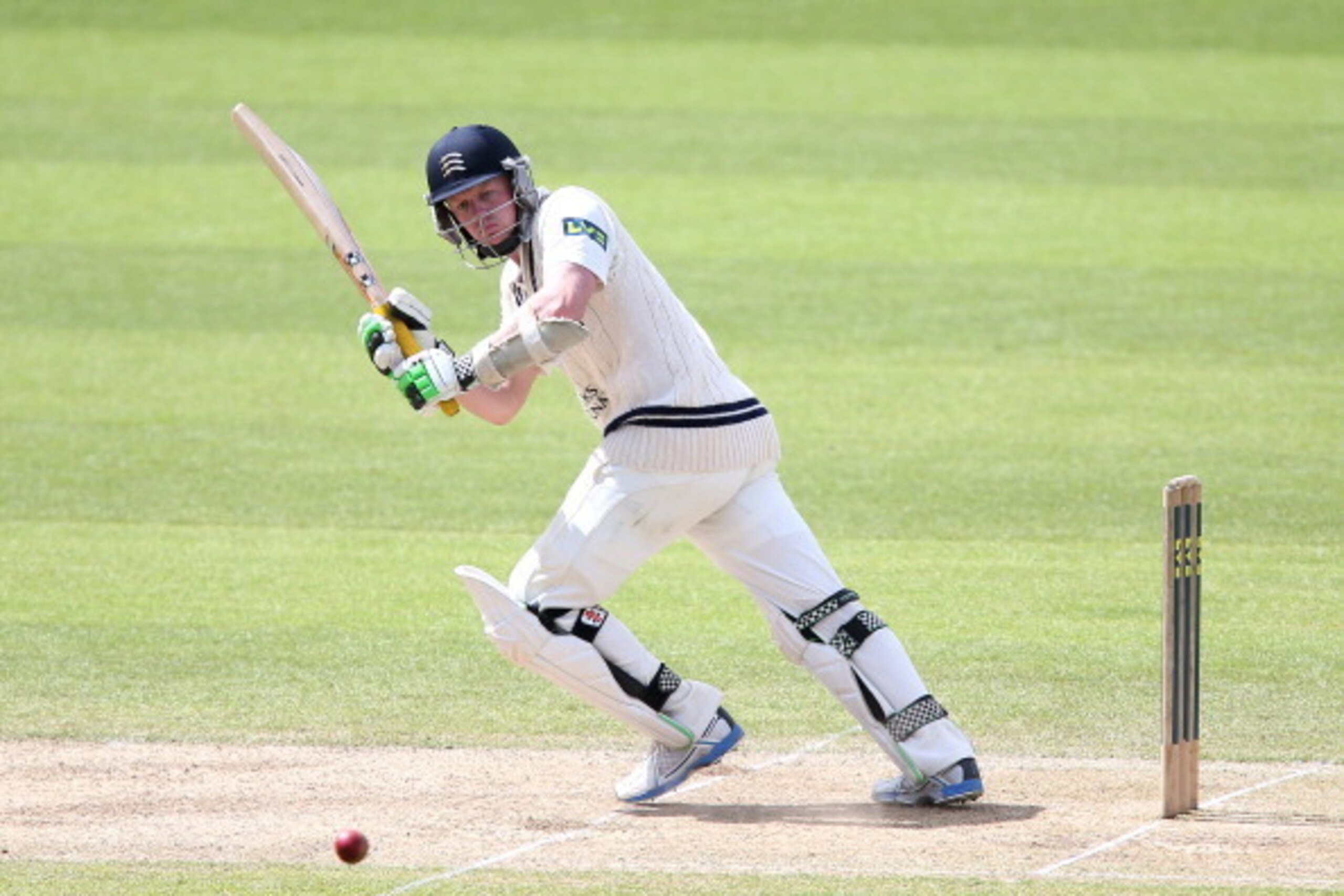 BIRMINGHAM, ENGLAND - MAY 06: Sam Robson of Middlesex plays off his legs during the LV County Championship match between Warwickshire and Middlesex at Edgbaston on May 6, 2014 in Birmingham, England. (Photo by Jan Kruger/Getty Images) BIRMINGHAM, ENGLAND - MAY 06: Sam Robson of Middlesex plays off his legs during the LV County Championship match between Warwickshire and Middlesex at Edgbaston on May 6, 2014 in Birmingham, England. (Photo by Jan Kruger/Getty Images)