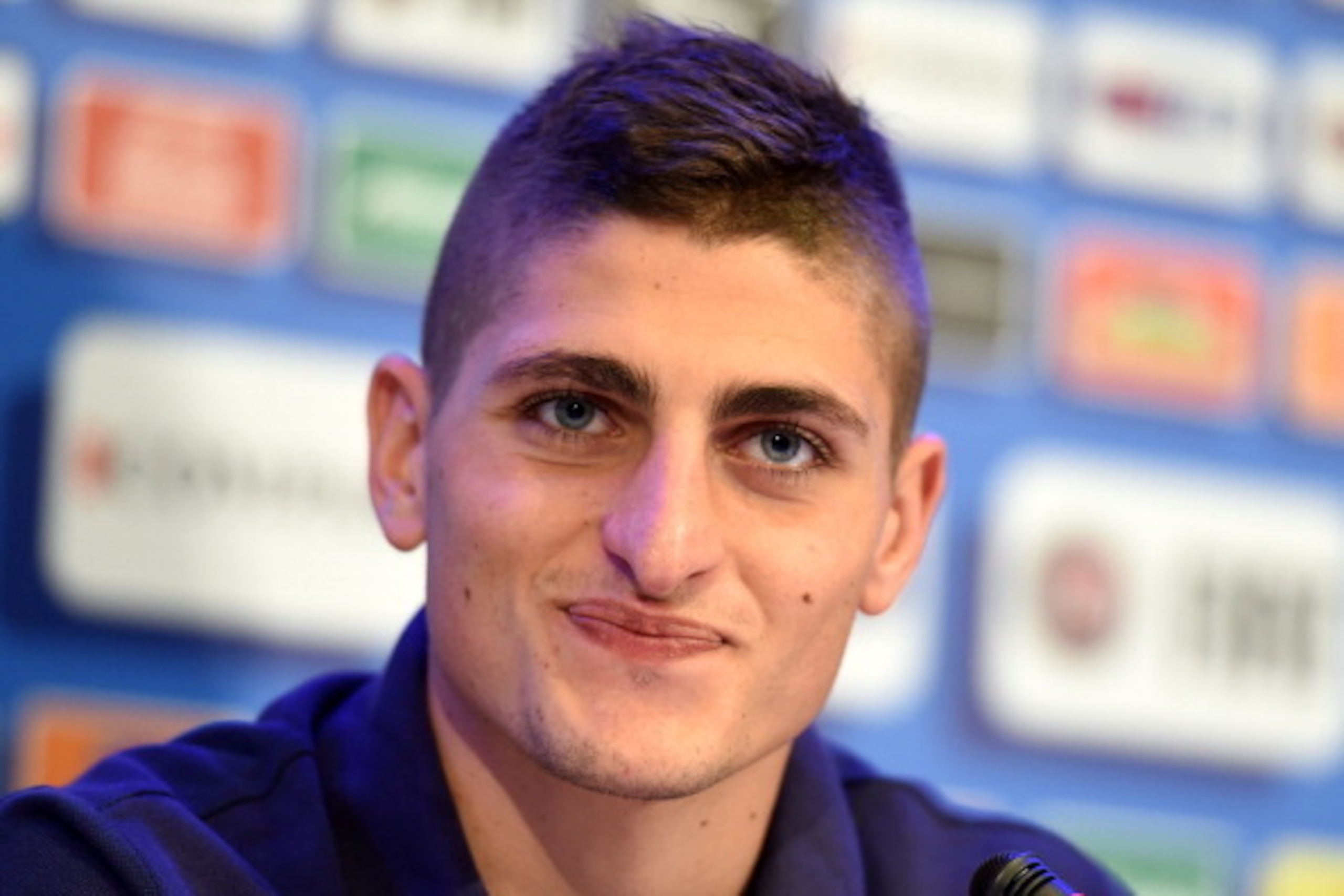 FLORENCE, ITALY - JUNE 02:  Marco Verratti of Italy speaks to media during a press conference at Coverciano on June 2, 2014 in Florence, Italy.  (Photo by Claudio Villa/Getty Images)