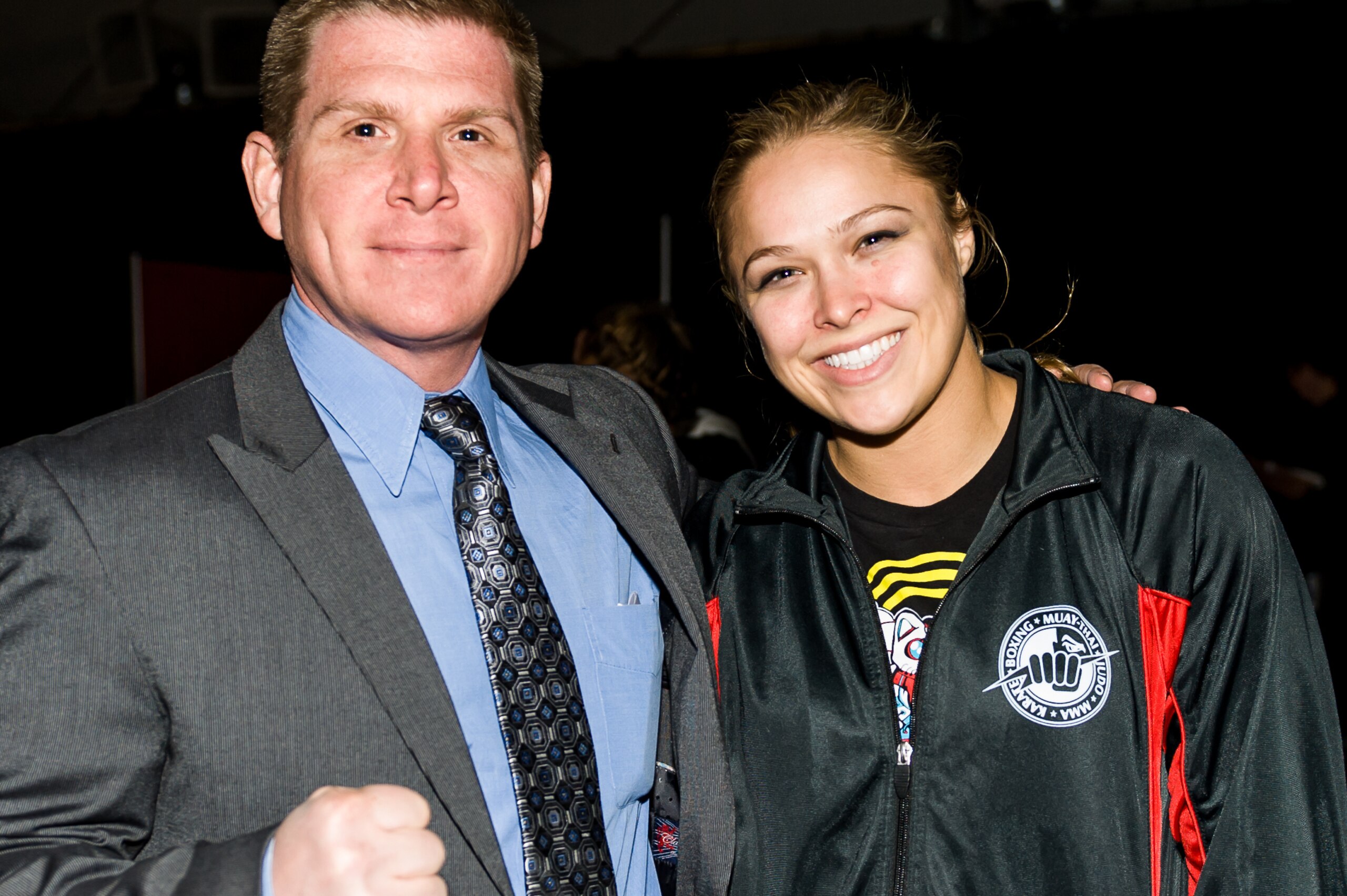 Barry and Ronda Rousey