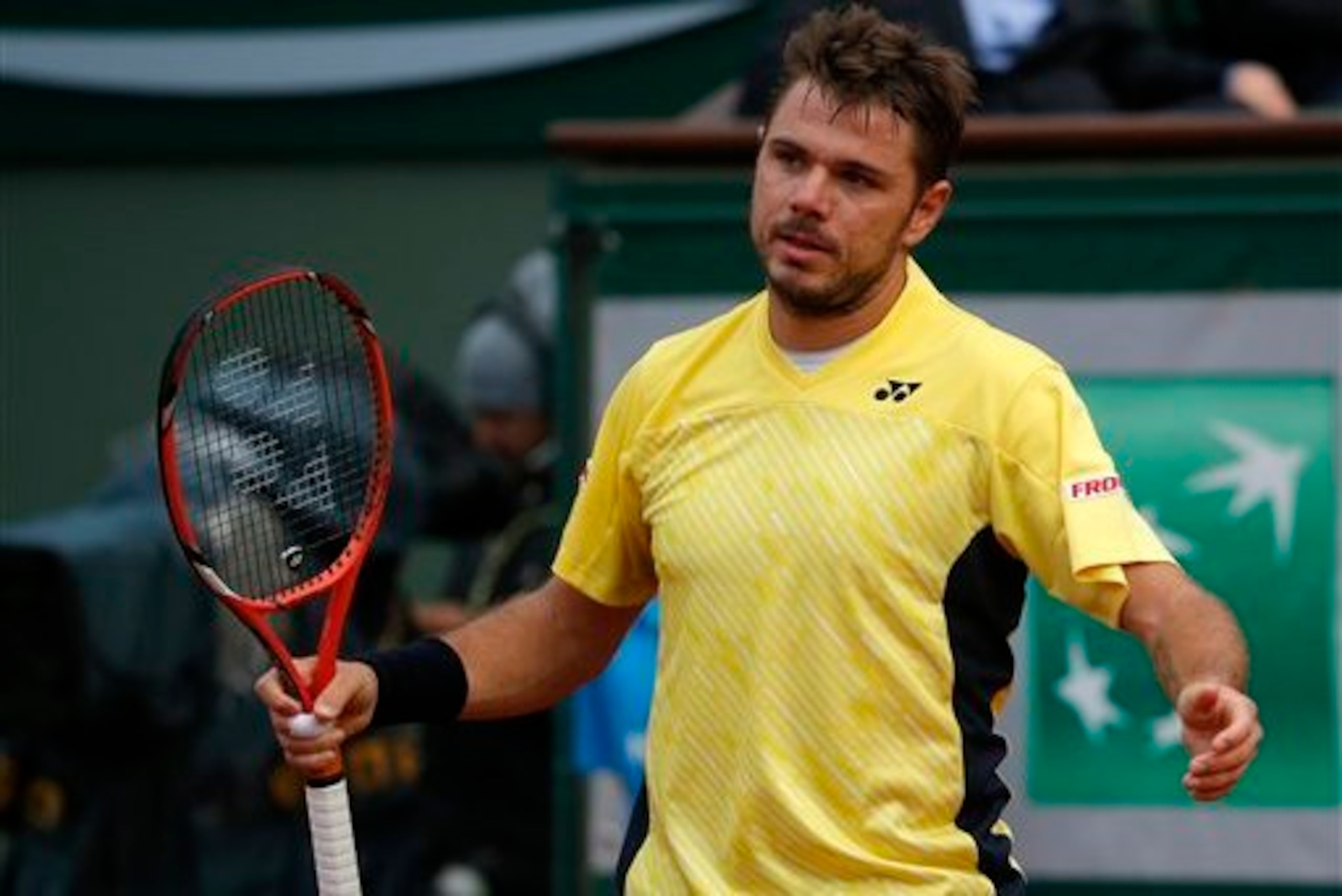 Stanislas Wawrinka was left a dejected figure at Roland Garros.