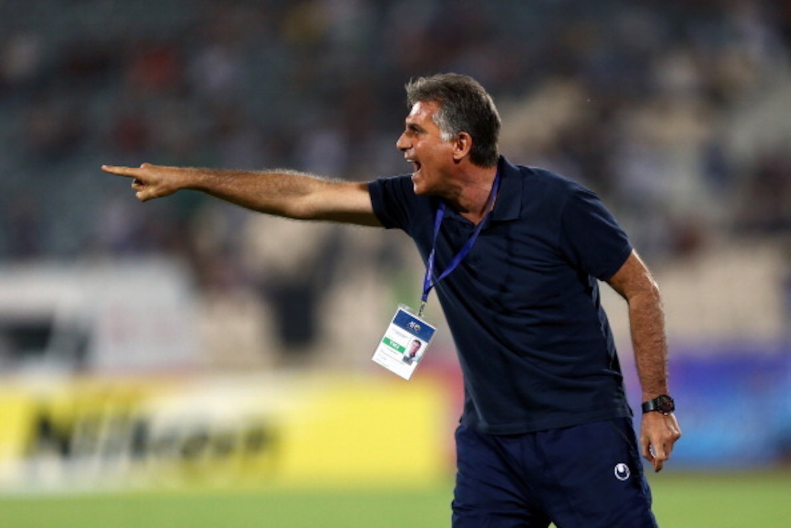 TEHRAN, IRAN - JUNE 11: Coach Carlos Queiroz of Iran gestures during FIFA World Cup Asian Qualifier between Iran and Lebanon at Azadi Stadium on June 11, 2013 in Tehran, Iran. (Photo by Amin M. Jamali/Getty Images) TEHRAN, IRAN - JUNE 11: Coach Carlos Queiroz of Iran gestures during FIFA World Cup Asian Qualifier between Iran and Lebanon at Azadi Stadium on June 11, 2013 in Tehran, Iran. (Photo by Amin M. Jamali/Getty Images)