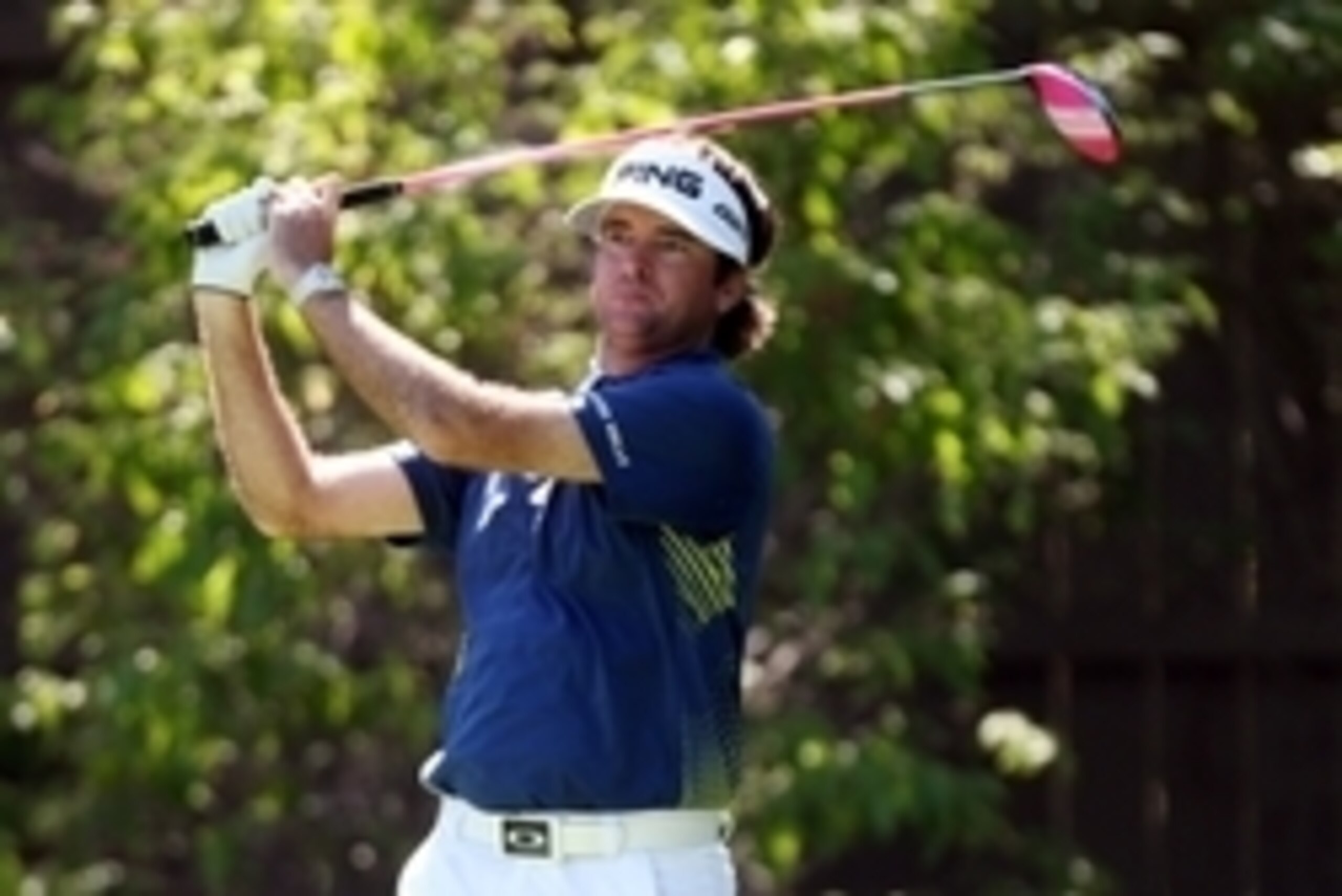May 30, 2014; Dublin, OH, USA; Bubba Watson tees off on the 13th hole during the second round of The Memorial Tournament at Muirfield Village Golf Club. Mandatory Credit: Brian Spurlock-USA TODAY Sports May 30, 2014; Dublin, OH, USA; Bubba Watson tees off on the 13th hole during the second round of The Memorial Tournament at Muirfield Village Golf Club. Mandatory Credit: Brian Spurlock-USA TODAY Sports