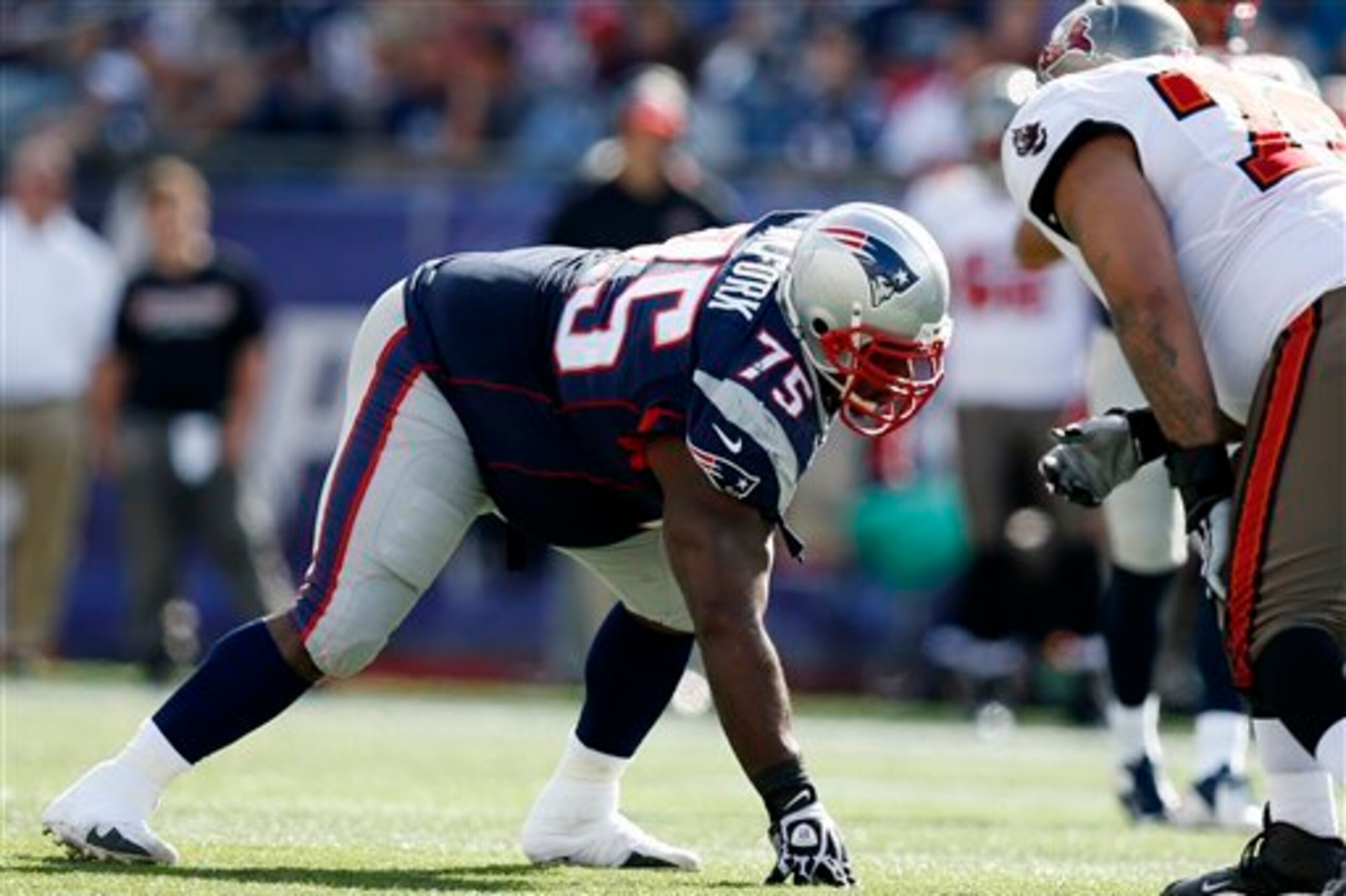 Vince Wilfork tore his Achilles tendon last October.