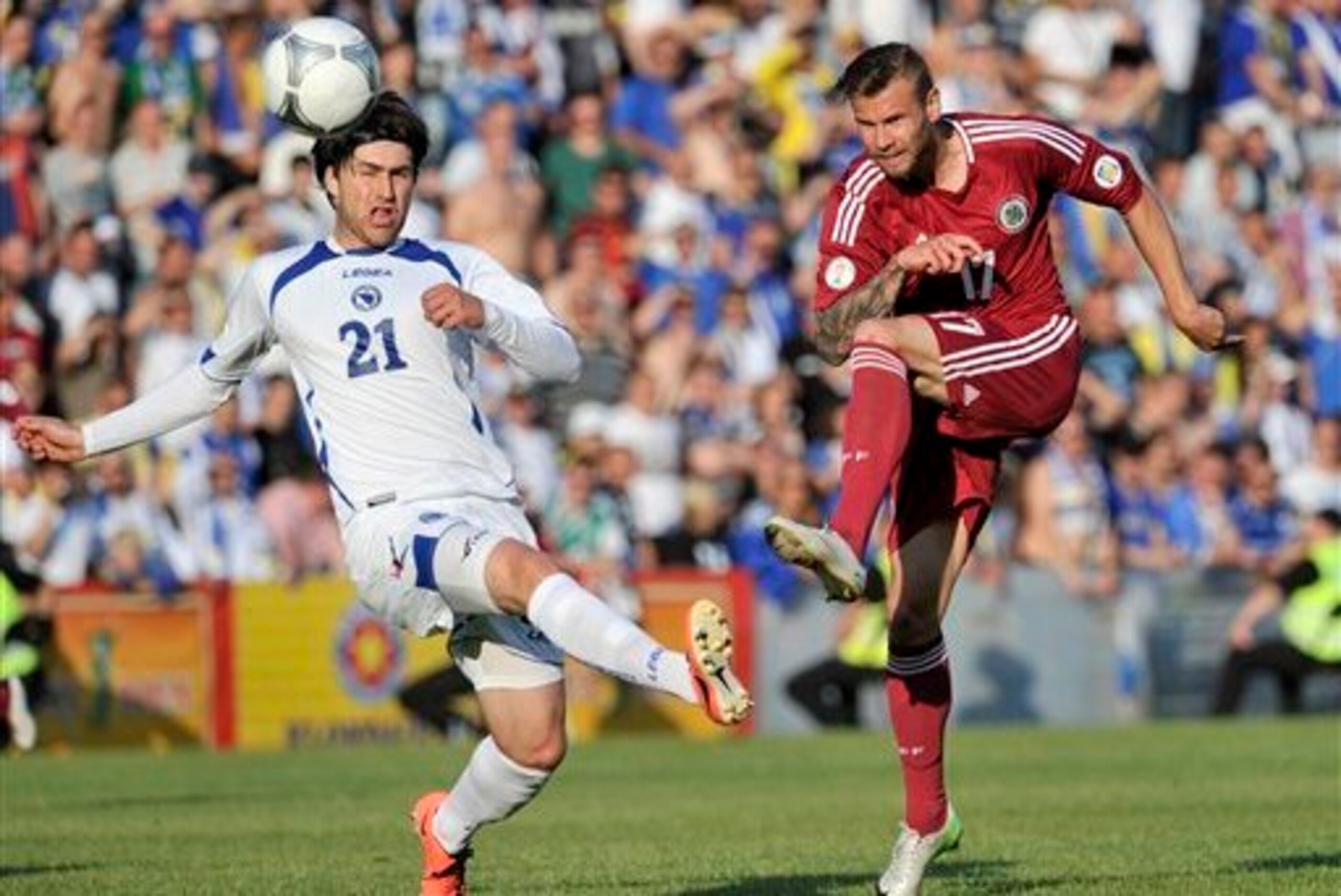 Ervin Zukanovic could have been a good option at left-back for Bosnia-Herzegovina.