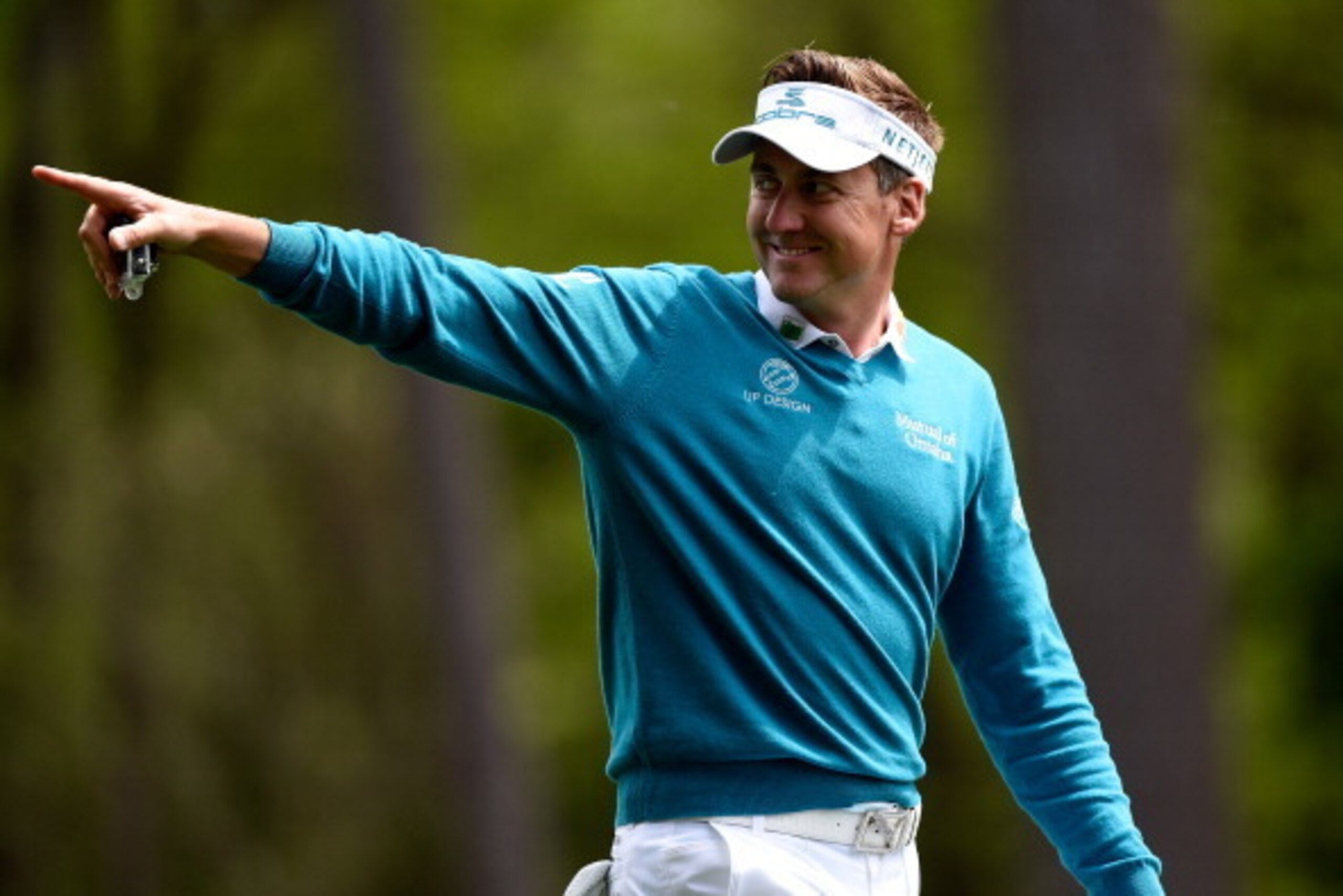 AUGUSTA, GA - APRIL 08:  Ian Poulter of England walks off a tee box during a practice round prior to the start of the 2014 Masters Tournament at Augusta National Golf Club on April 8, 2014 in Augusta, Georgia.  (Photo by Harry How/Getty Images)