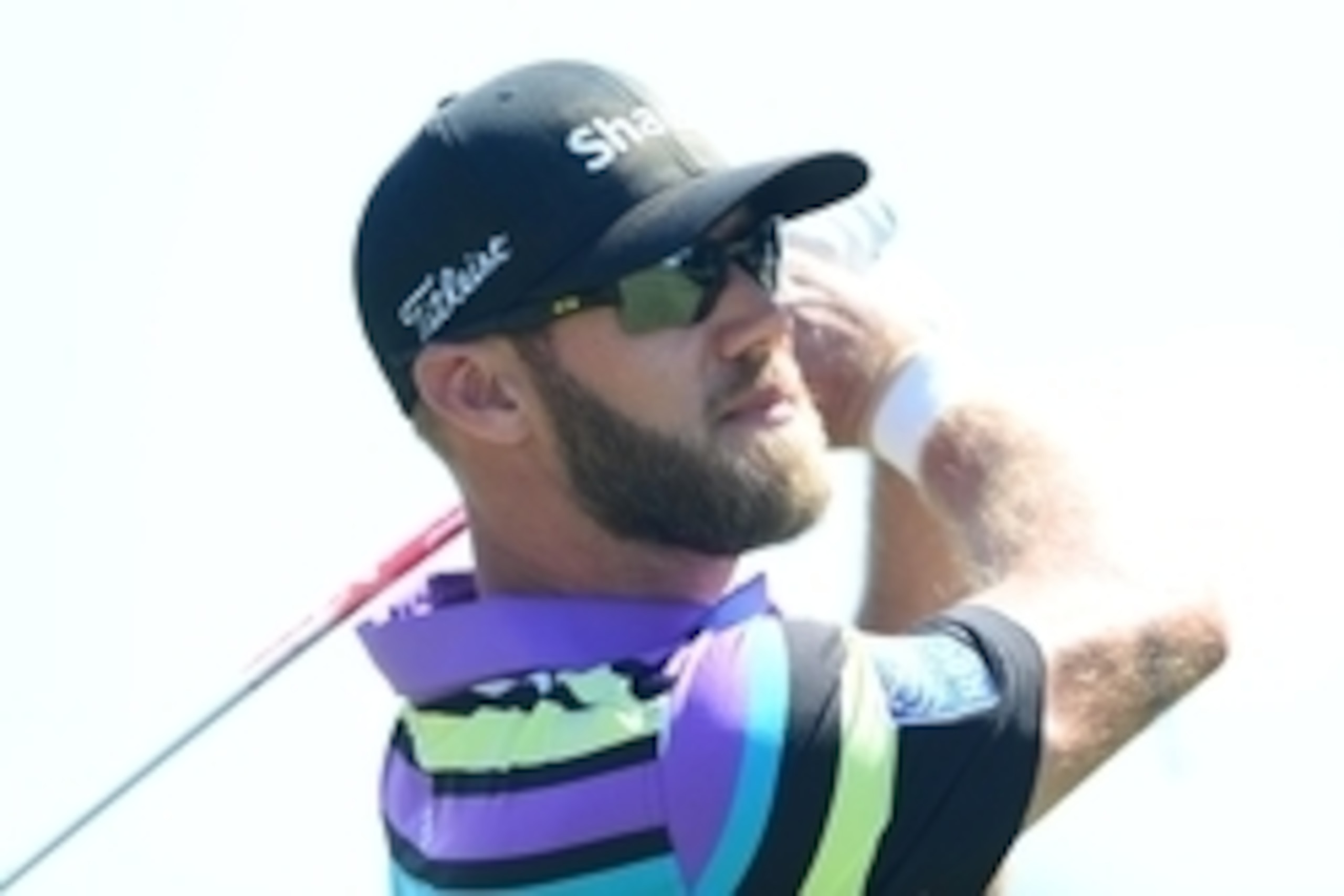 Mar 7, 2014; Miami, FL, USA; Graham DeLaet hits from the 7th tee in the second round of the WGC - Cadillac Championship golf tournament at TPC Blue Monster at Trump National Doral. Mandatory Credit: Andrew Weber-USA TODAY Sports