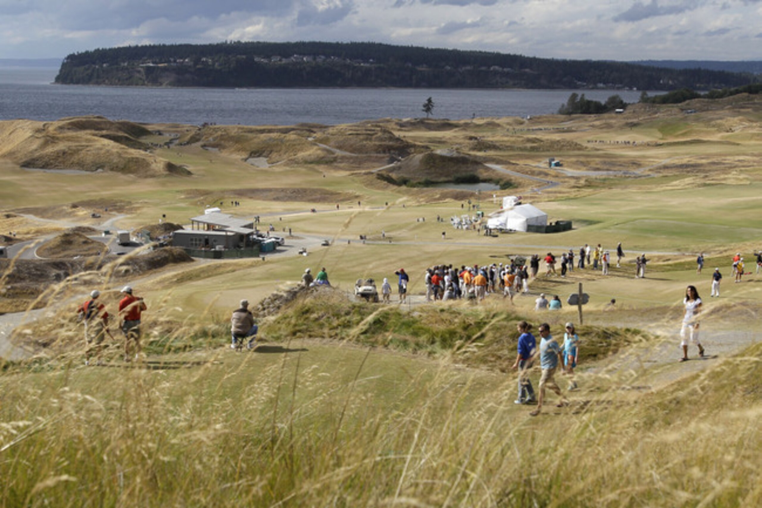 Chambers Bay during the 2010 U.S. Amateur