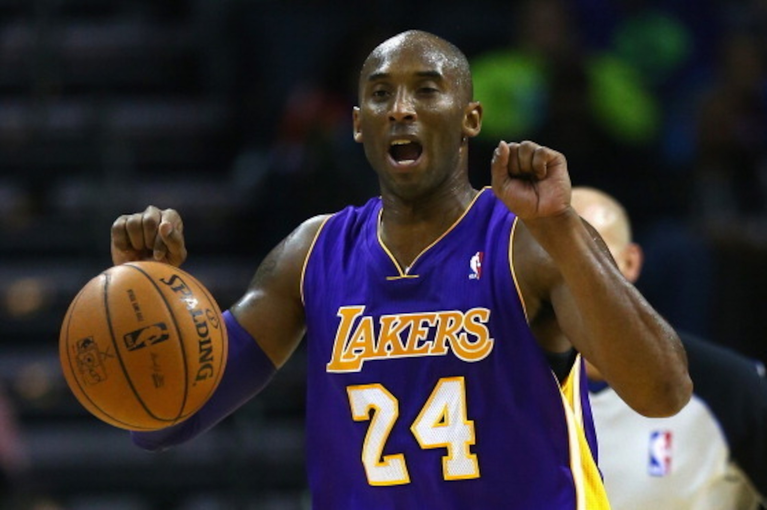 CHARLOTTE, NC - DECEMBER 14:  Kobe Bryant #24 of the Los Angeles Lakers during their game at Time Warner Cable Arena on December 14, 2013 in Charlotte, North Carolina.  NOTE TO USER: User expressly acknowledges and agrees that, by downloading and or using