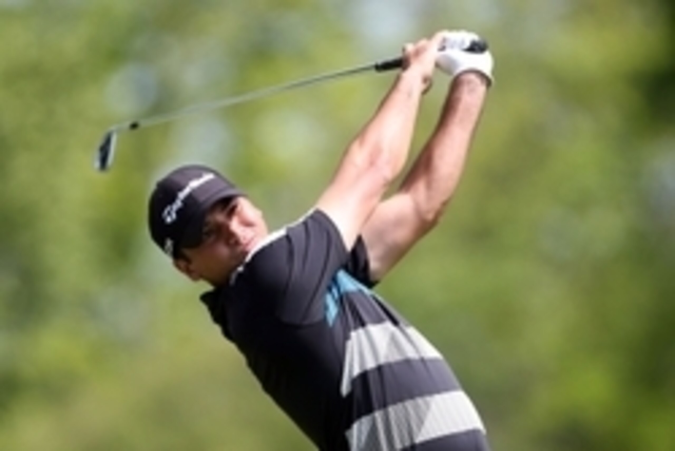 May 30, 2014; Dublin, OH, USA;  Jason Day tees off on the 3rd hole during the second round of The Memorial Tournament at Muirfield Village Golf Club. Mandatory Credit: Brian Spurlock-USA TODAY Sports