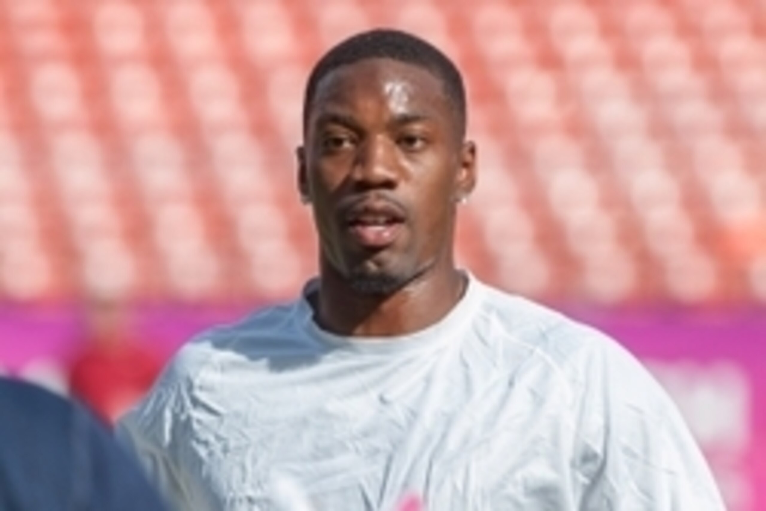 Oct 6, 2013; San Francisco, CA, USA; San Francisco 49ers wide receiver Jon Baldwin (84) looks on during warmups before the game against the Houston Texans at Candlestick Park. Mandatory Credit: Ed Szczepanski-USA TODAY Sports