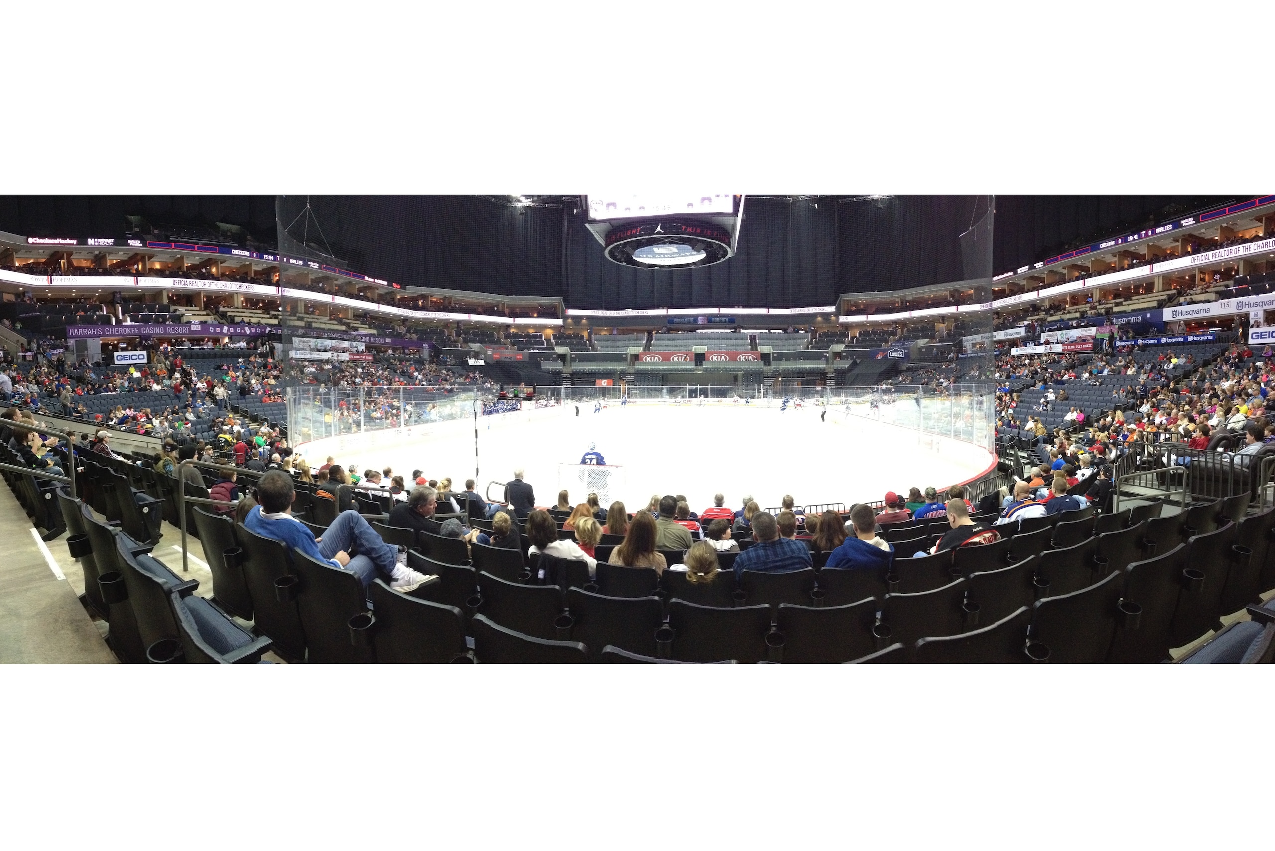 A Checkers matinee game in December 2013 at Time Warner Cable Arena.