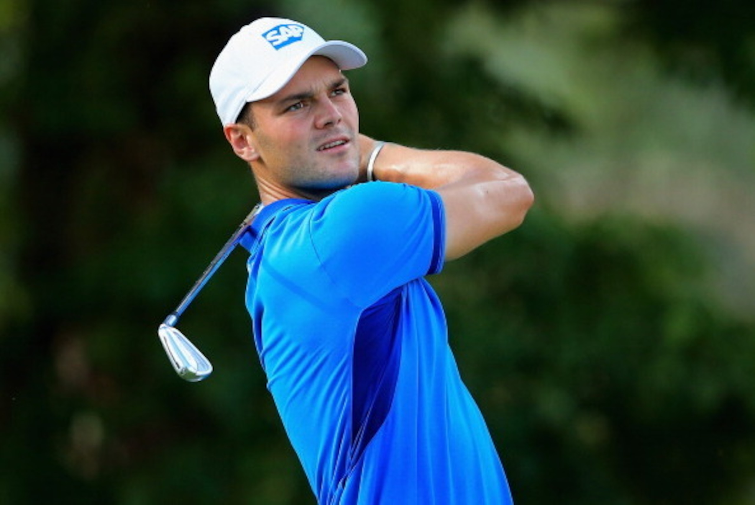 PINEHURST, NC - JUNE 12:  Martin Kaymer of Germany hits a tee shot on the 17th hole during the first round of the 114th U.S. Open at Pinehurst Resort & Country Club, Course No. 2 on June 12, 2014 in Pinehurst, North Carolina.  (Photo by David Cannon/Getty