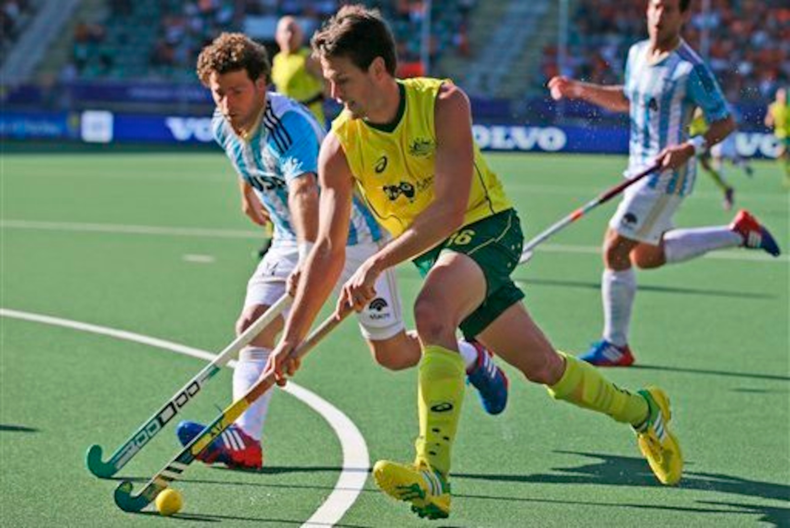 The Australian attack was in rampant form against Argentina.