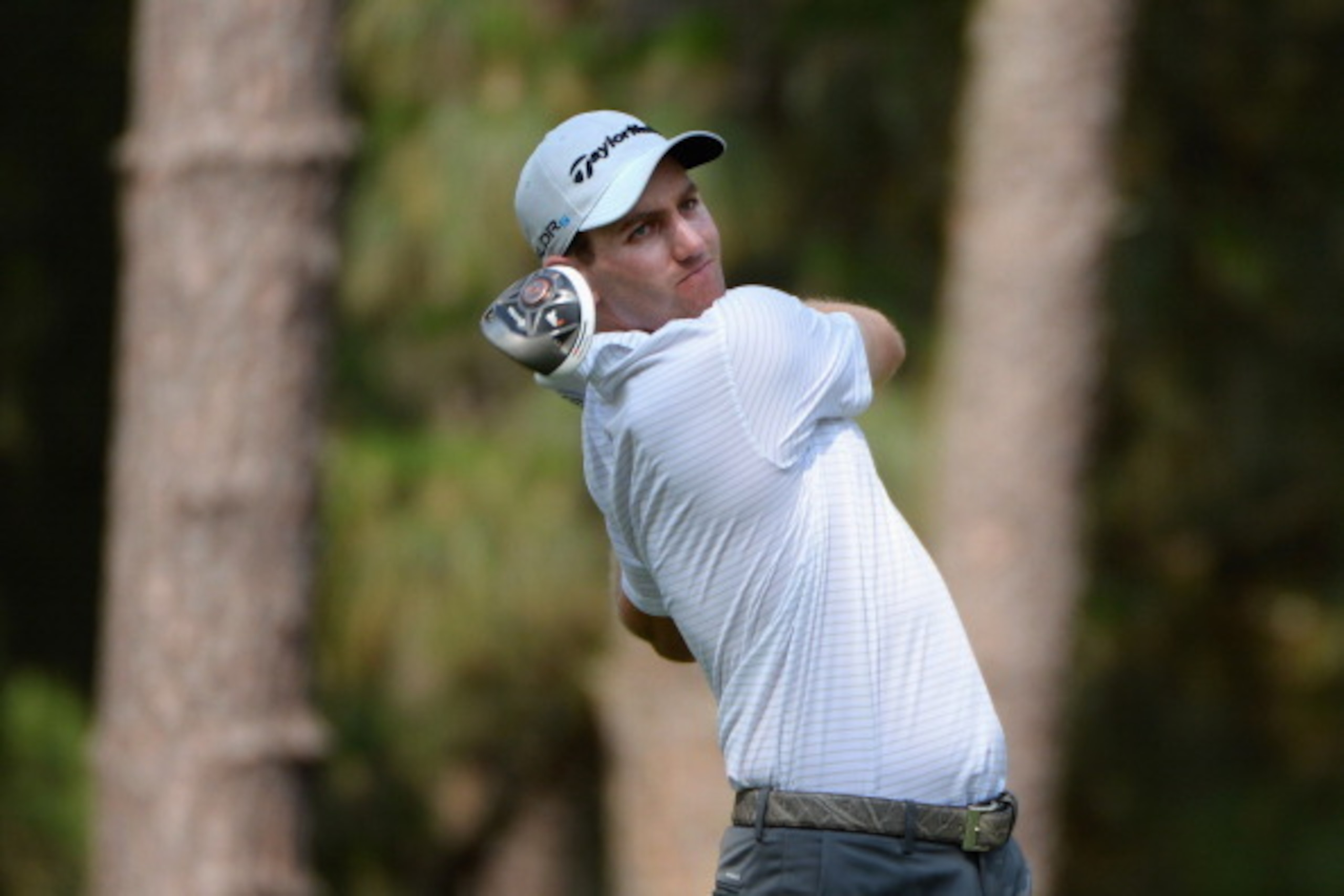 PINEHURST, NC - JUNE 13:  Brendon Todd of the United States hits his tee shot on the 11th hole during the second round of the 114th U.S. Open at Pinehurst Resort & Country Club, Course No. 2 on June 13, 2014 in Pinehurst, North Carolina.  (Photo by Ross K