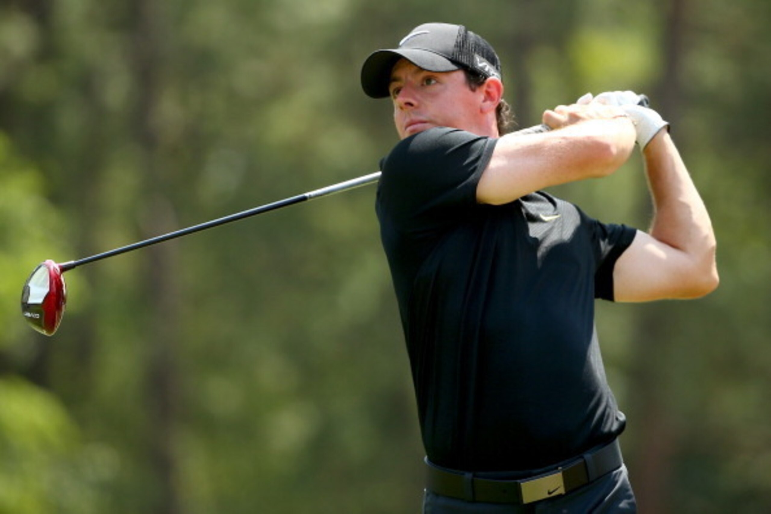 PINEHURST, NC - JUNE 14: Rory McIlroy of Northern Ireland hits his tee shot on the fourth hole during the third round of the 114th U.S. Open at Pinehurst Resort & Country Club, Course No. 2 on June 14, 2014 in Pinehurst, North Carolina.  (Photo by Streete