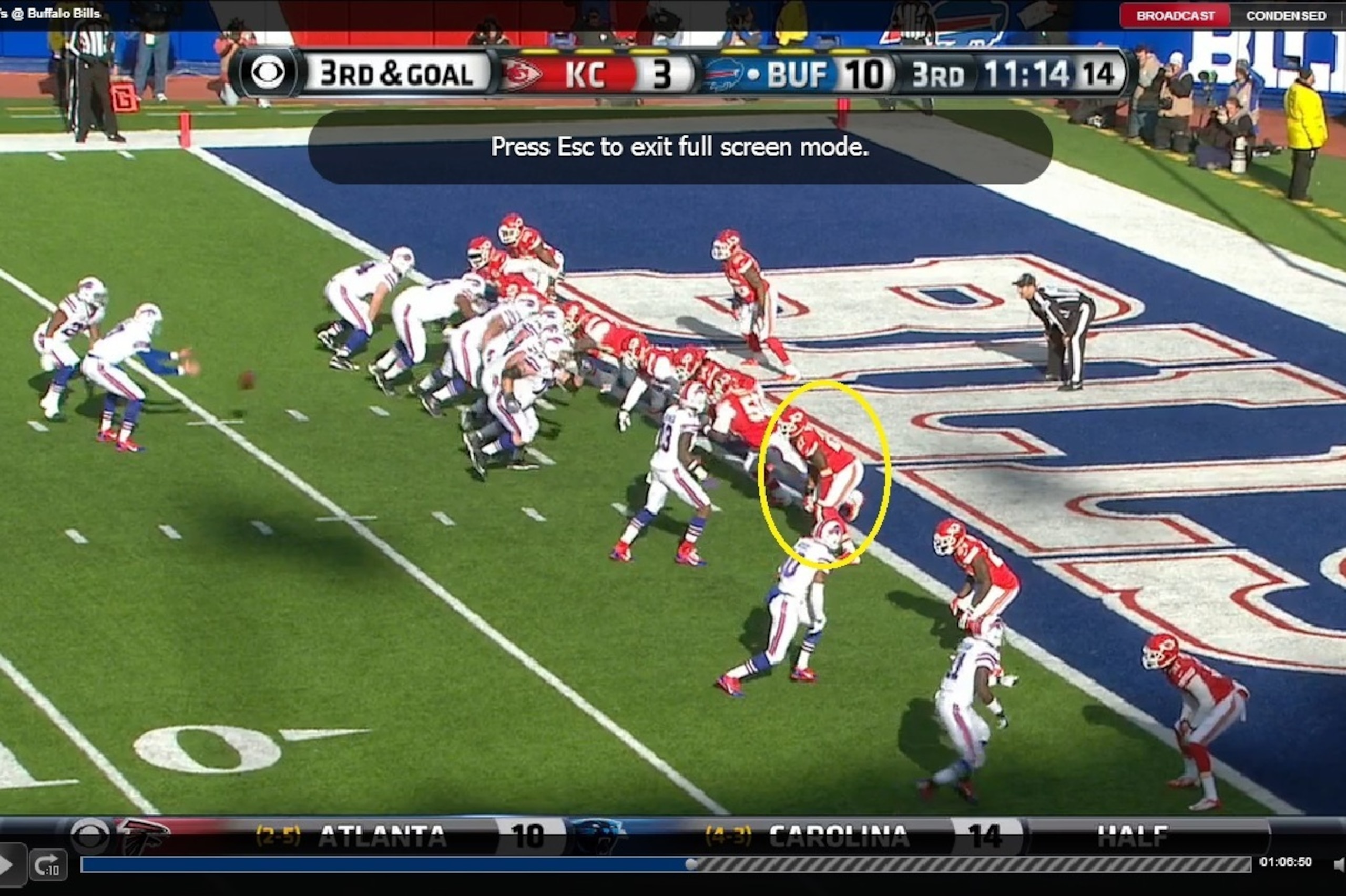 3rd and Goal - Goal line defense 3rd and Goal - Goal line defense