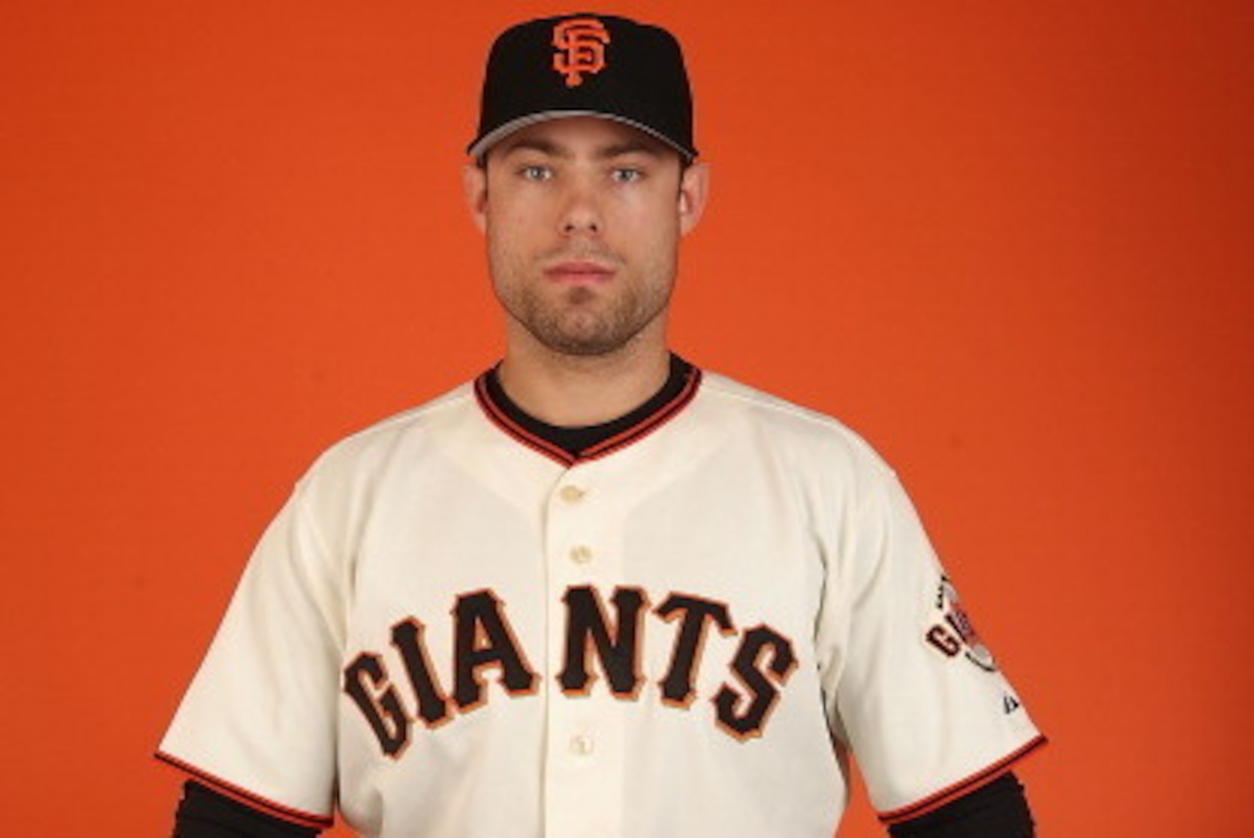 SCOTTSDALE, AZ - FEBRUARY 23:  Mac Williamson of the San Francisco Giants poses for a portrait during the spring training photo day at Scottsdale Stadium on Febuary 23, 2014 in Scottsdale, Arizona.  (Photo by Christian Petersen/Getty Images)