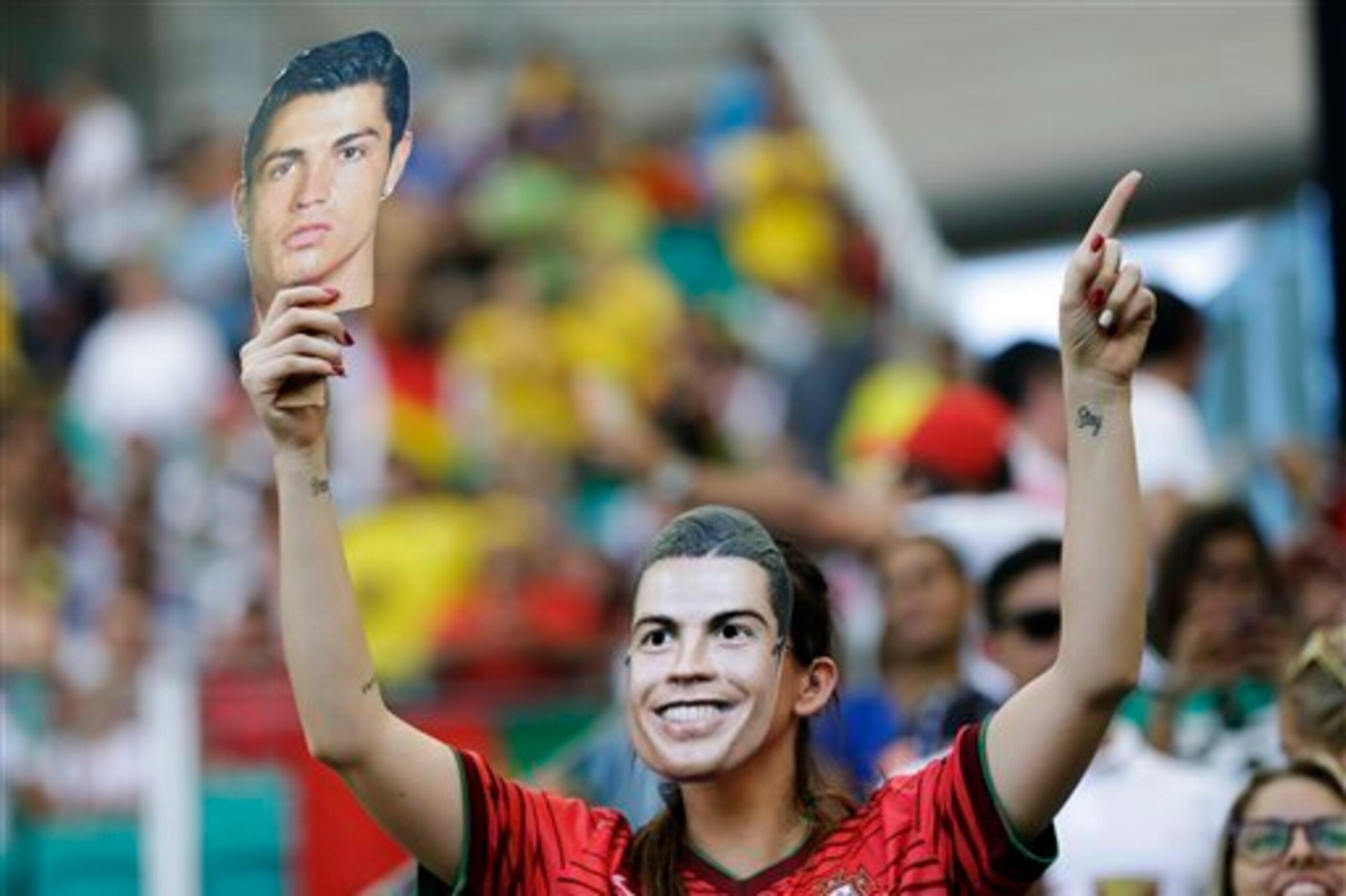 People all over Brazil have given Portugal's captain great support
