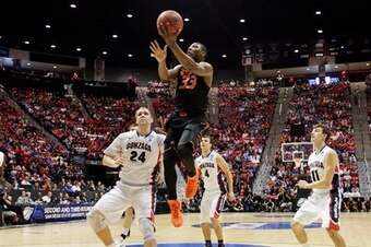 Marcus Smart's combination of strength and athleticism has become increasingly intriguing to the Lakers' front office.