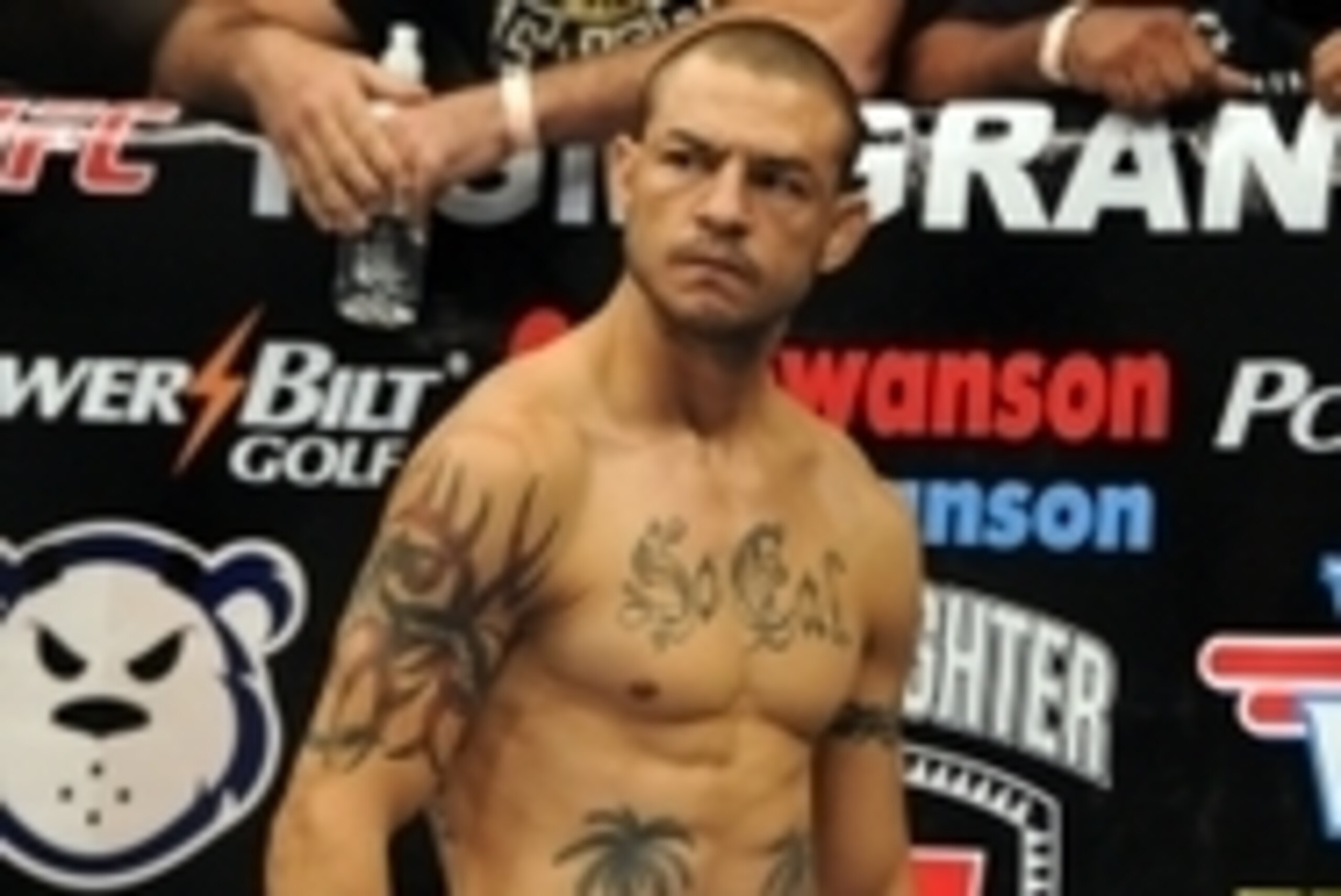Jul 6, 2013; Las Vegas, NV, USA;  Cub Swanson before his Featherweight Bout at the MGM Grand Garden Arena. Mandatory Credit: Jayne Kamin-Oncea-USA TODAY Sports