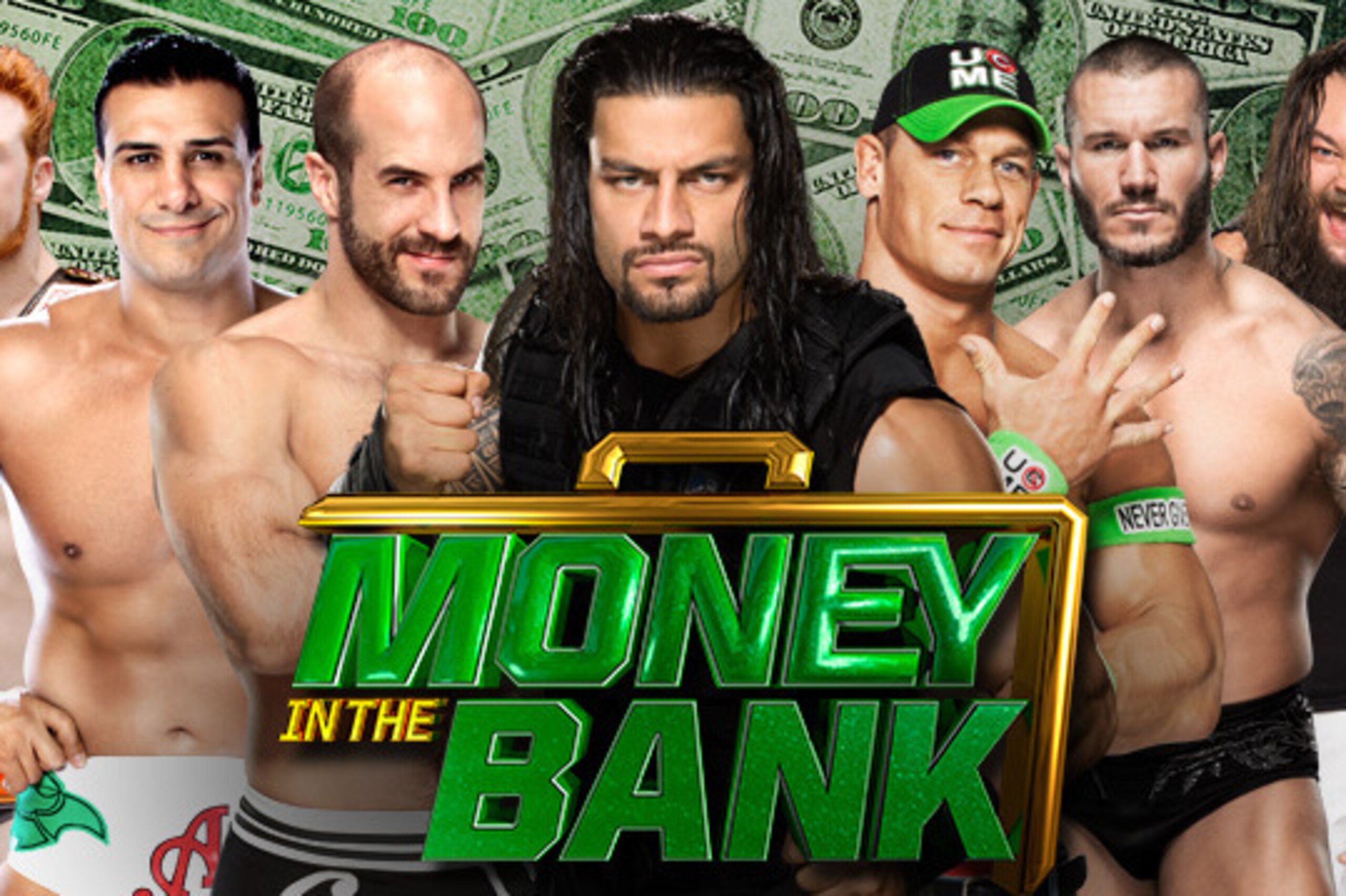 WWE title ladder-match field