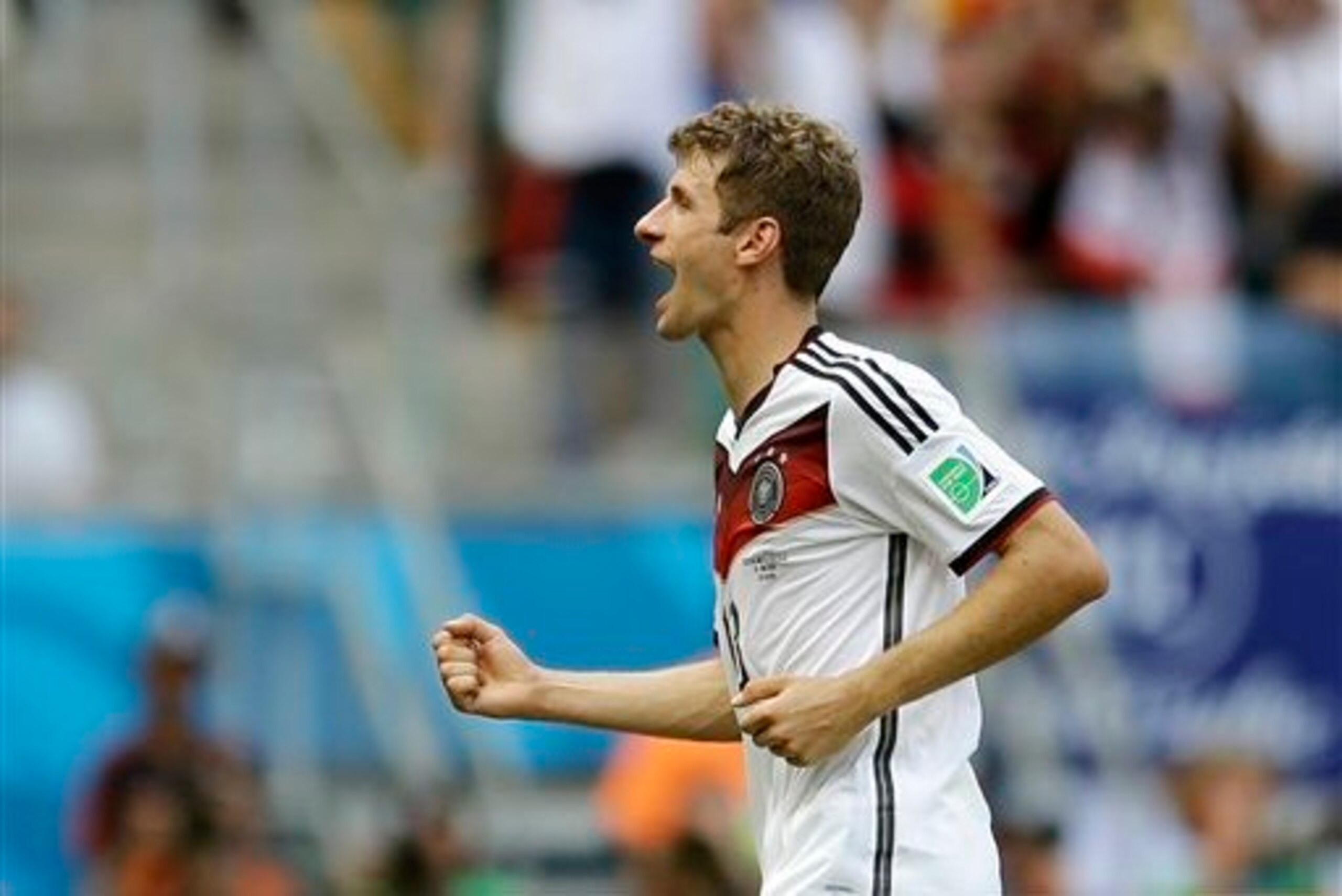 Thomas Mueller's hat-trick helped consign Portugal to defeat.